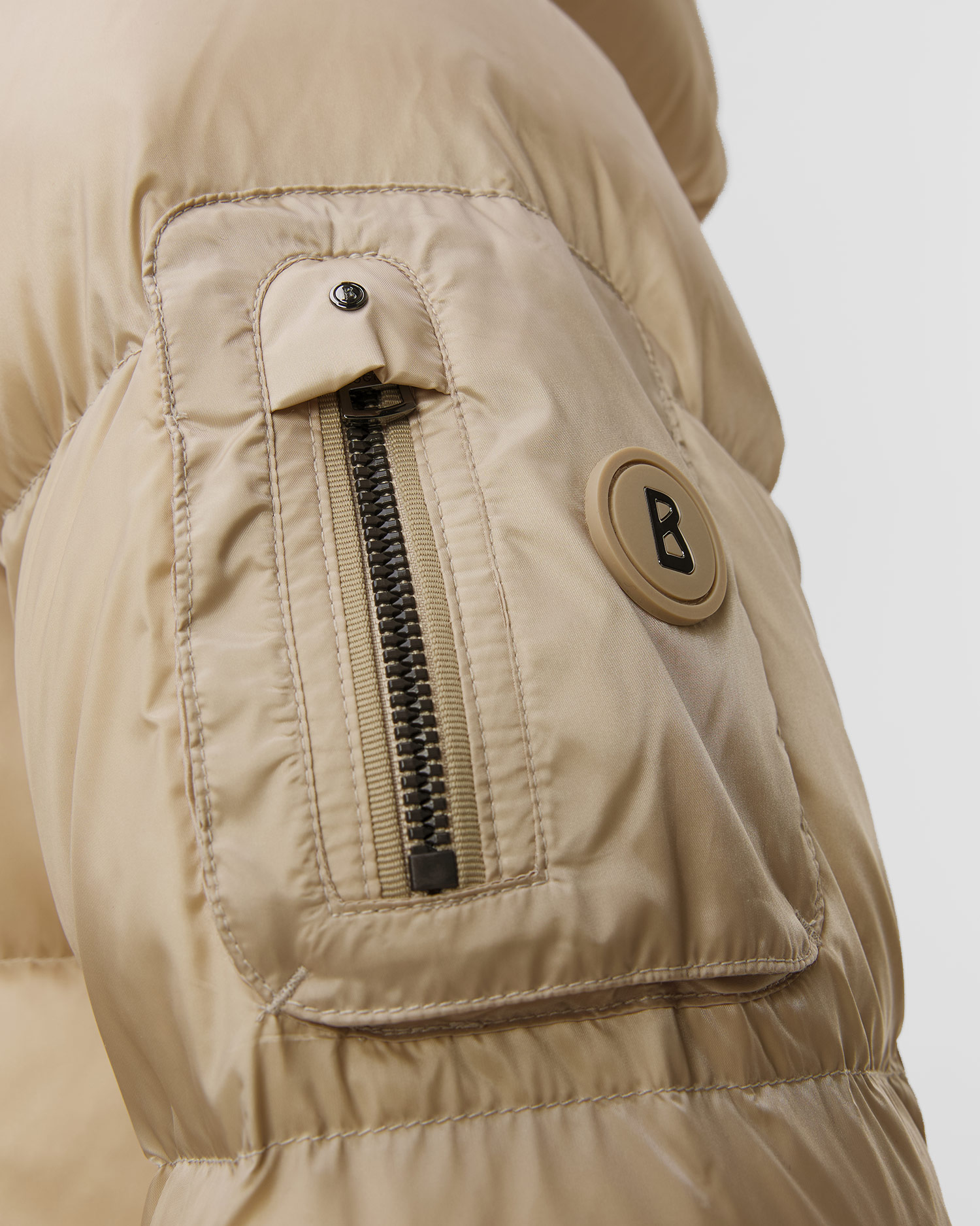 Doudoune longue beige pour femmes BOGNER Fanja D3
