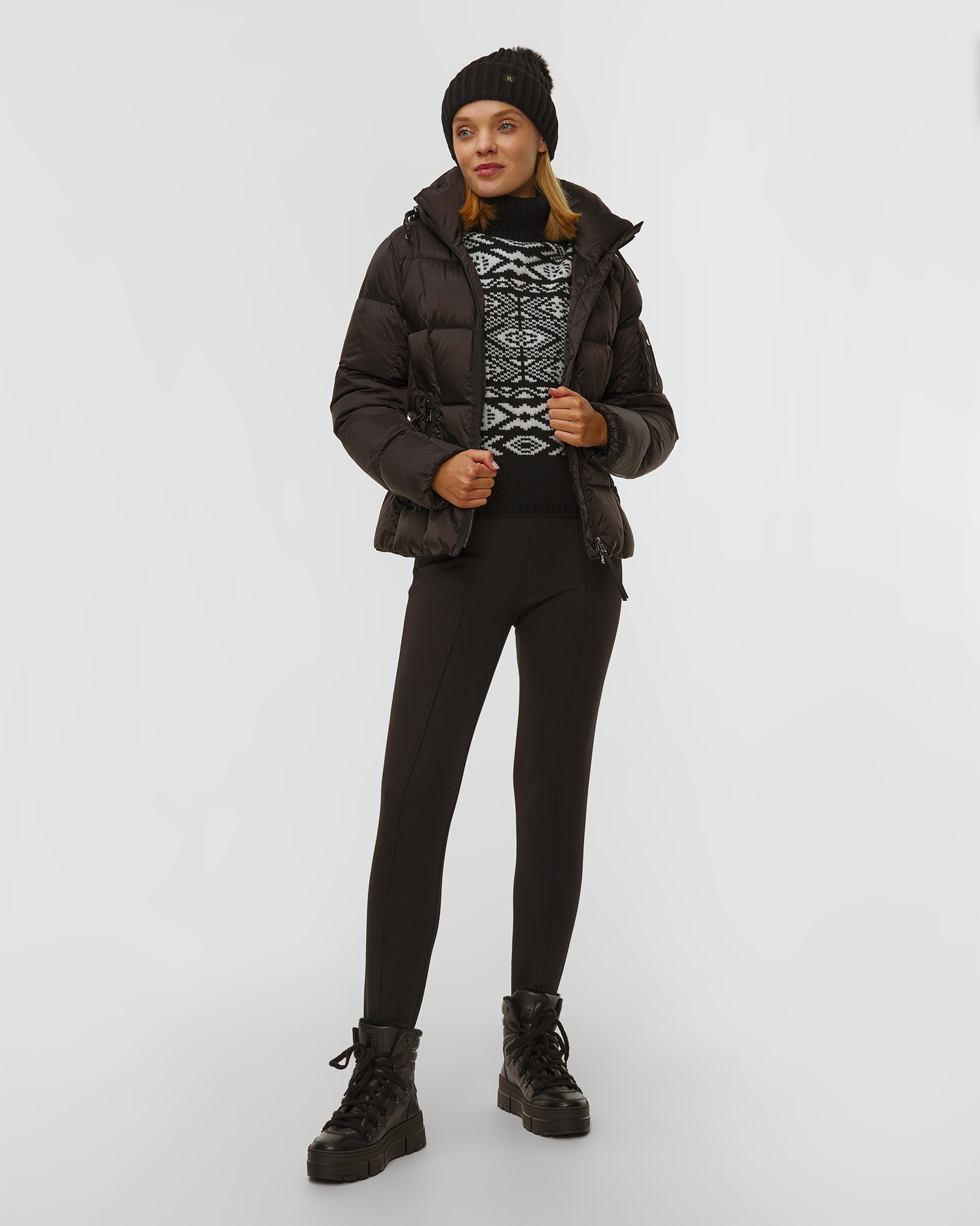 Černá dámská péřová bunda BOGNER Feline