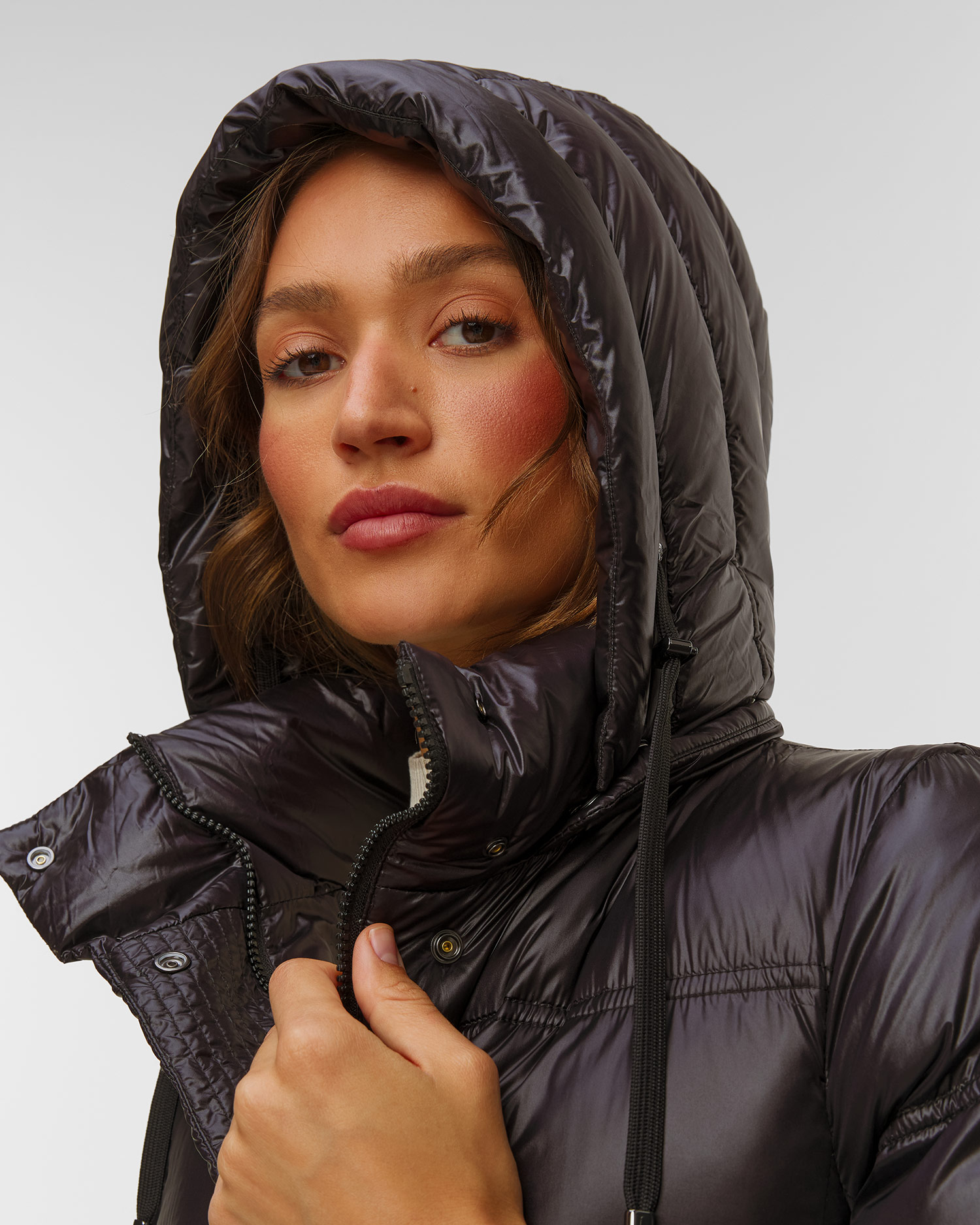 Dámský černý prošívaný kabát BOGNER Lynn-D5