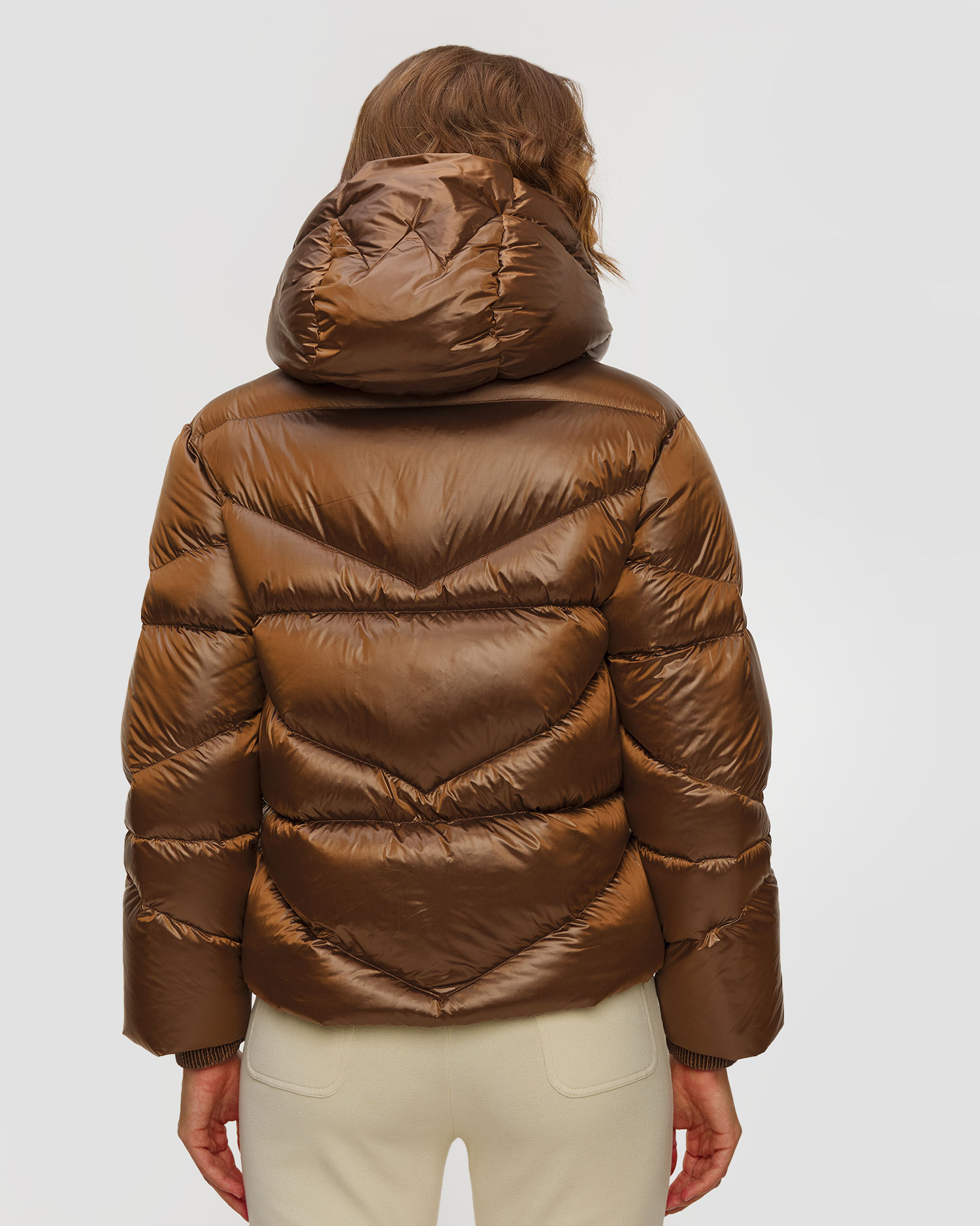 Dámská hnědá péřová bunda BOGNER Xally-D1