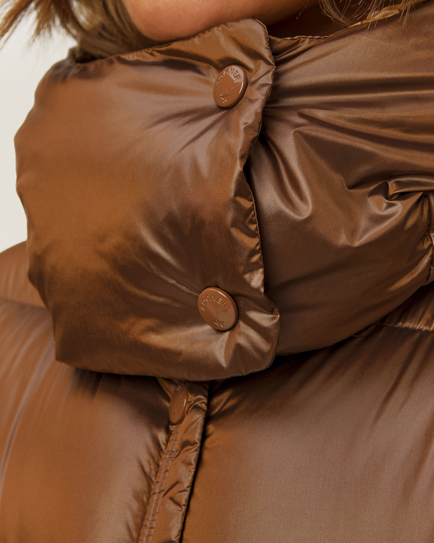 Dámská hnědá péřová bunda BOGNER Xally-D1