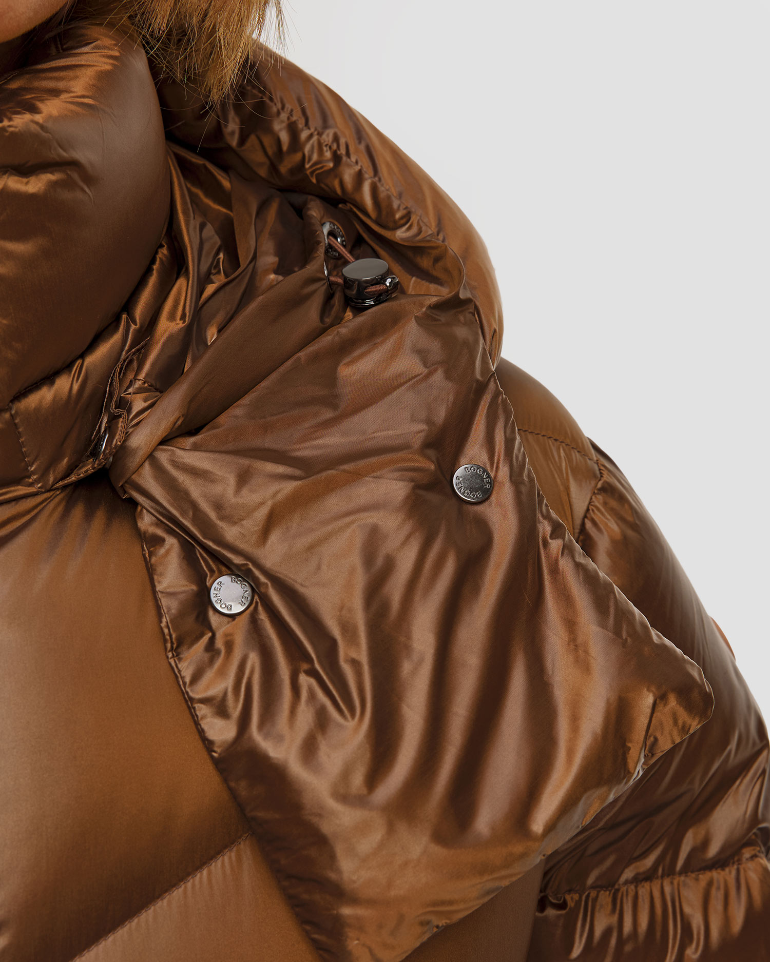 Dámská hnědá péřová bunda BOGNER Xally-D1