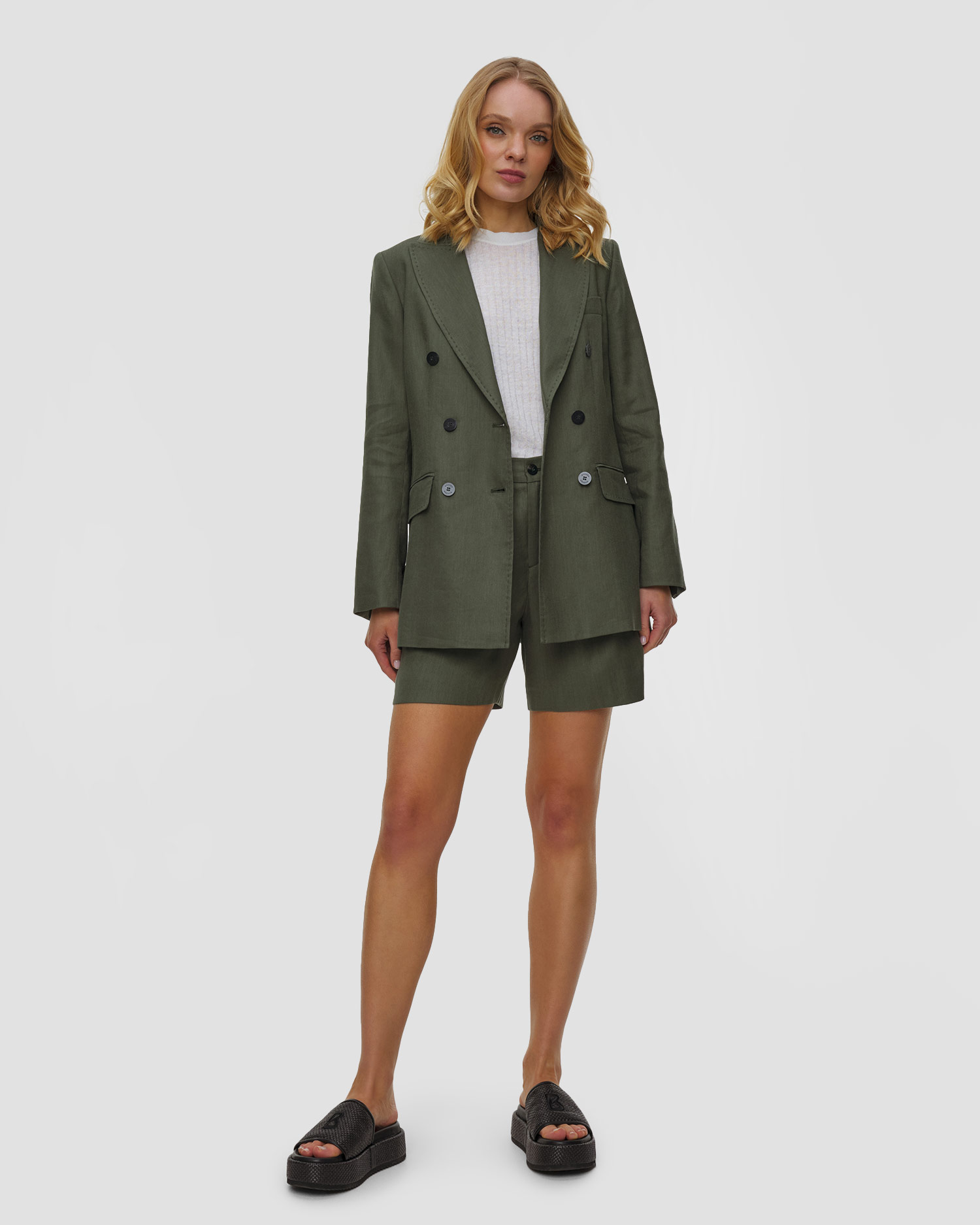 Blazer in lino da donna BOGNER HILLARY-1