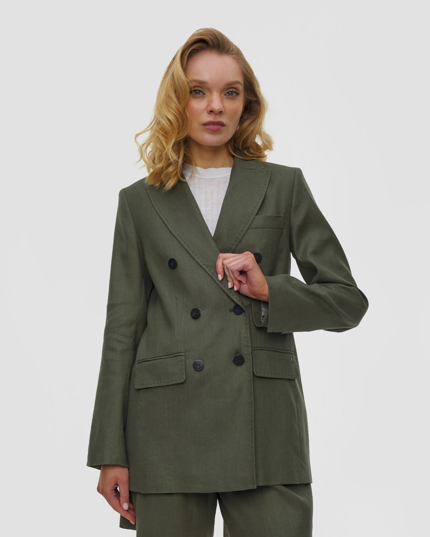 Blazer in lino da donna BOGNER HILLARY-1