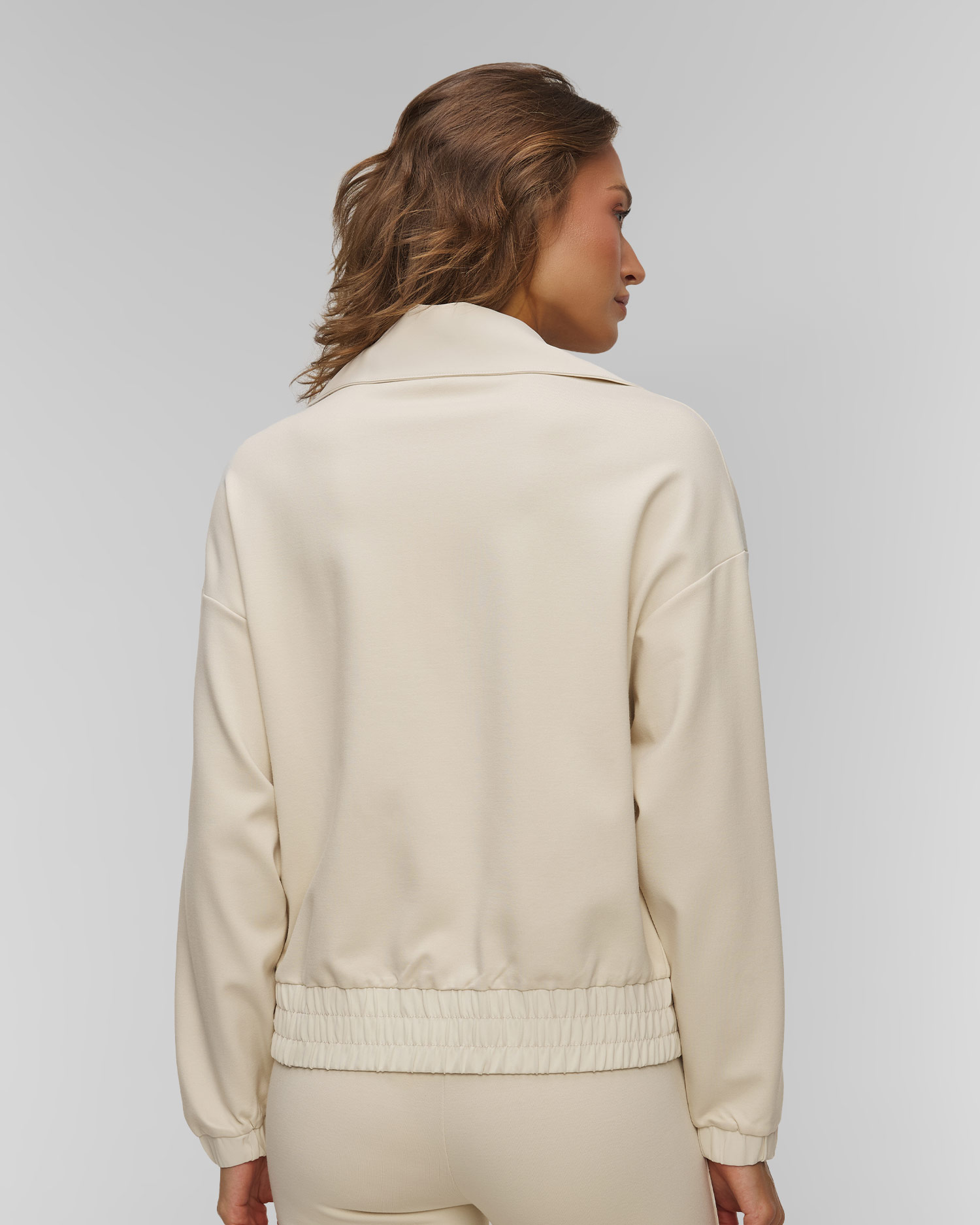 Women's beige viscose blouse BOGNER Adrienne