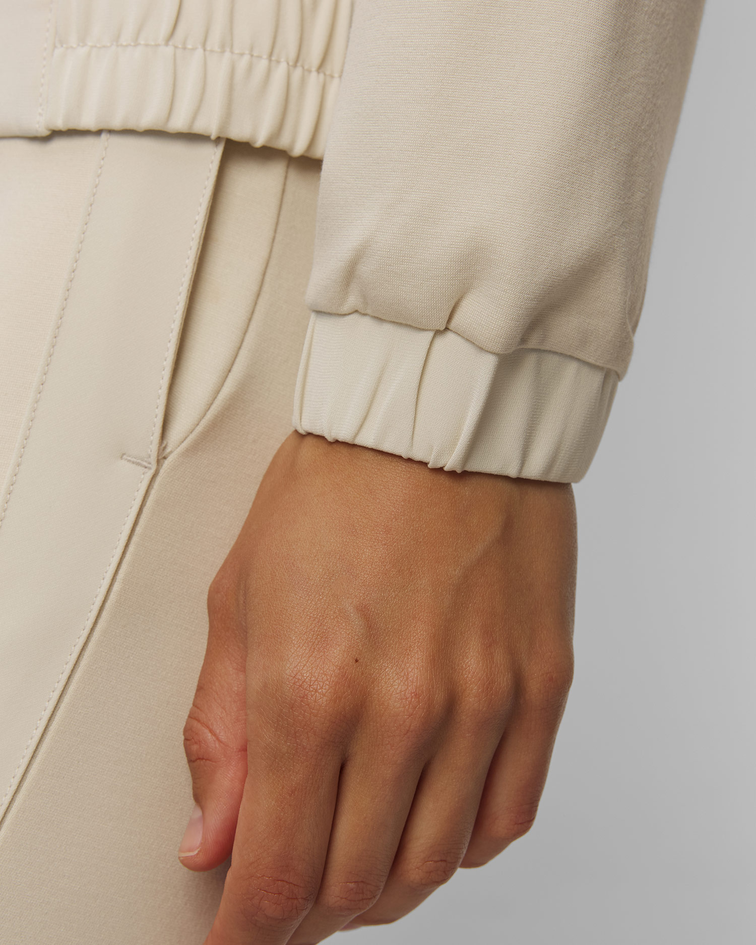 Women's beige viscose blouse BOGNER Adrienne