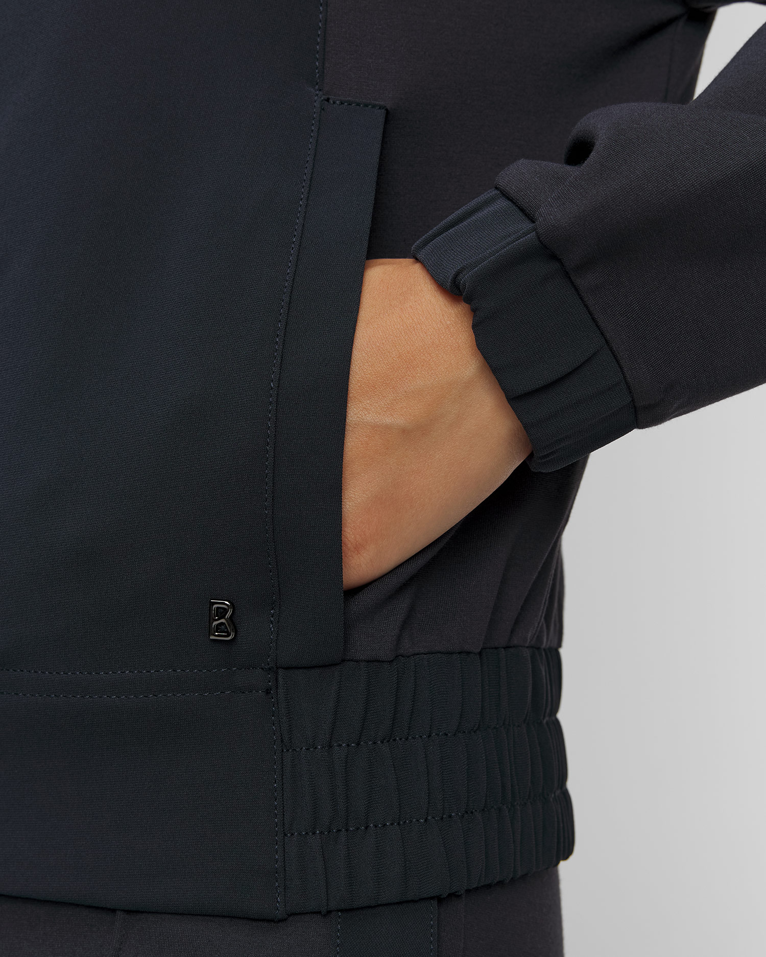 Women's navy blue viscose blouse BOGNER Adrienne