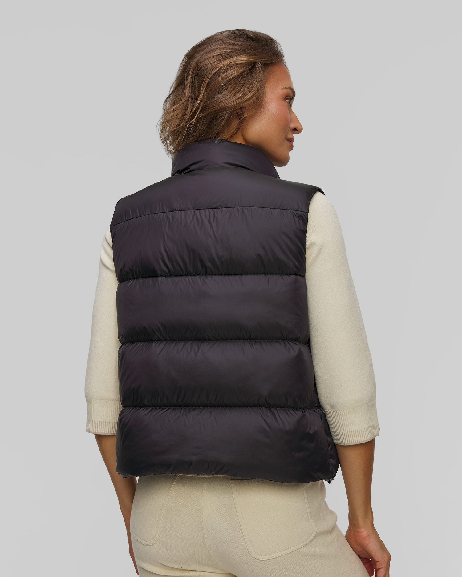 Dámska tmavomodrá páperová vesta BOGNER Orely-D