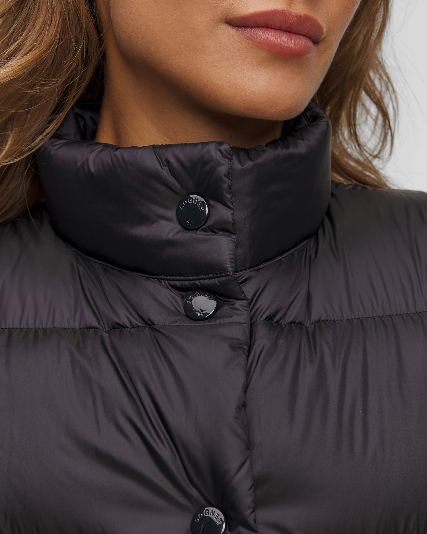 Dámska tmavomodrá páperová vesta BOGNER Orely-D