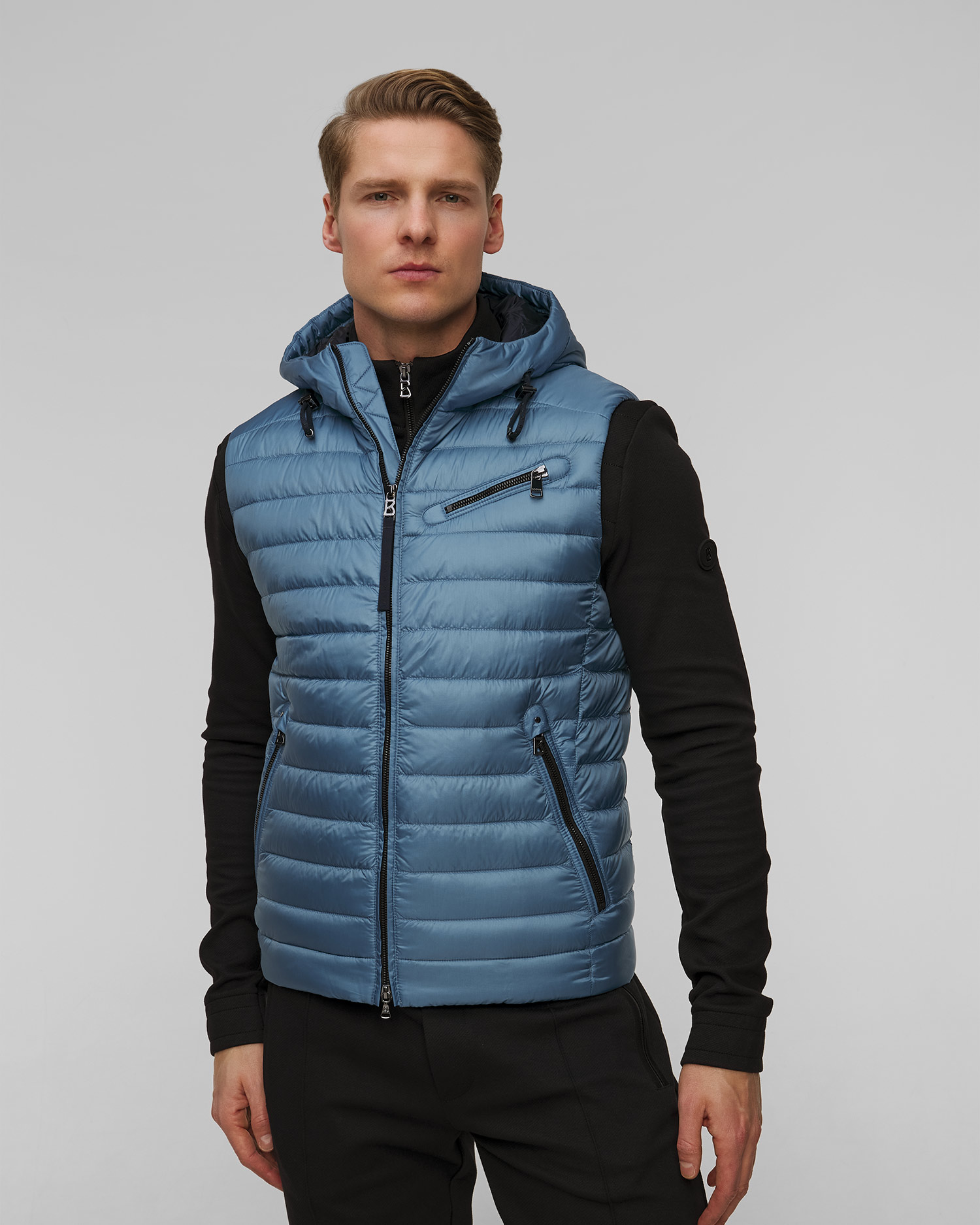 Vestă de puf albastră pentru bărbați BOGNER Lonne-D2 