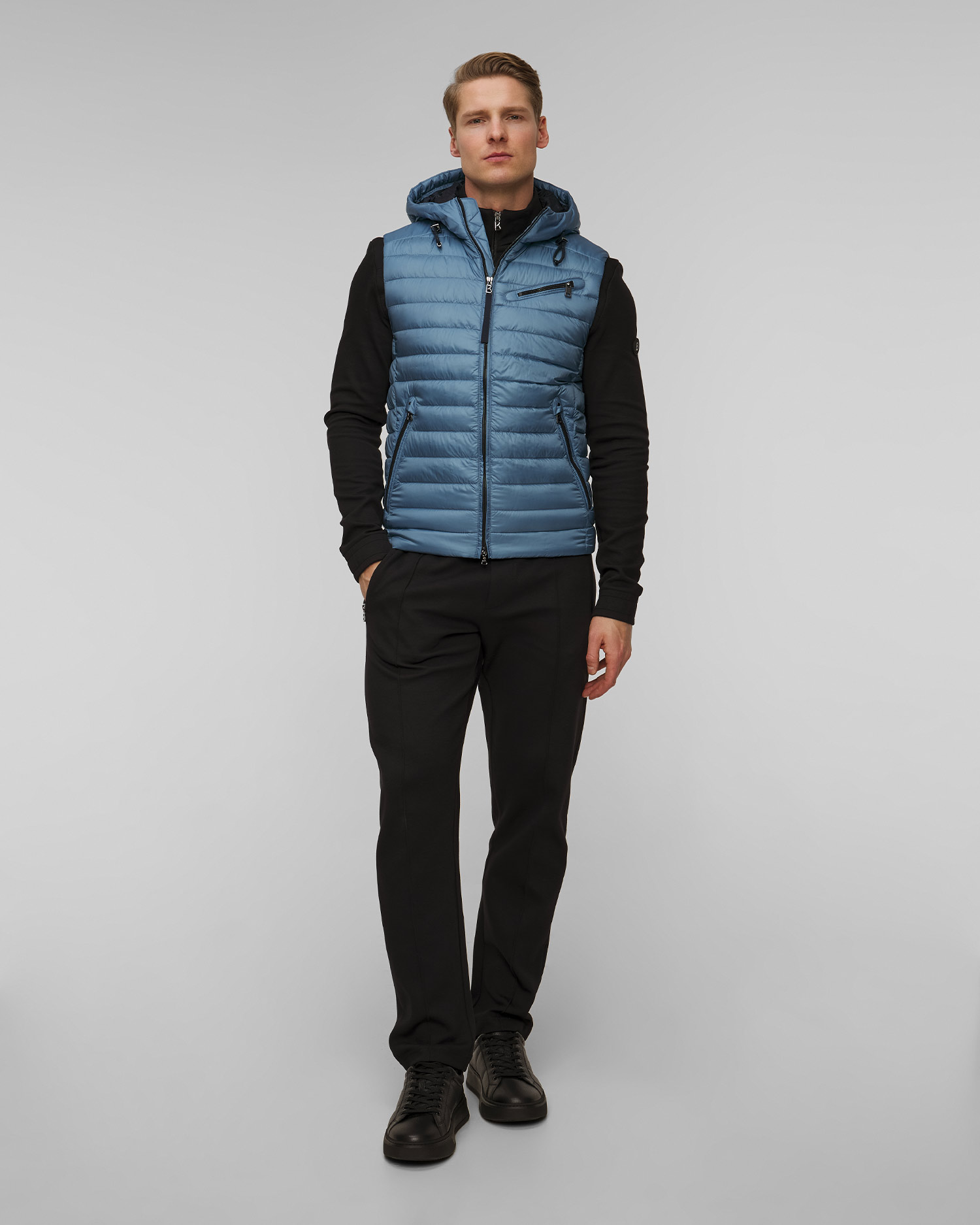 Gilet en duvet bleu pour hommes BOGNER Lonne-D2