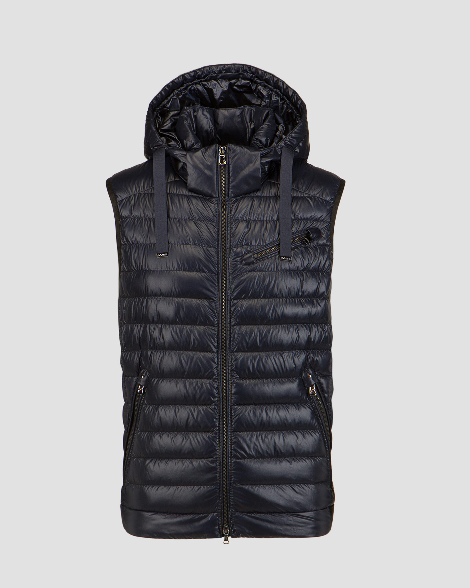 Men's navy blue quilted vest BOGNER Lonne-D1