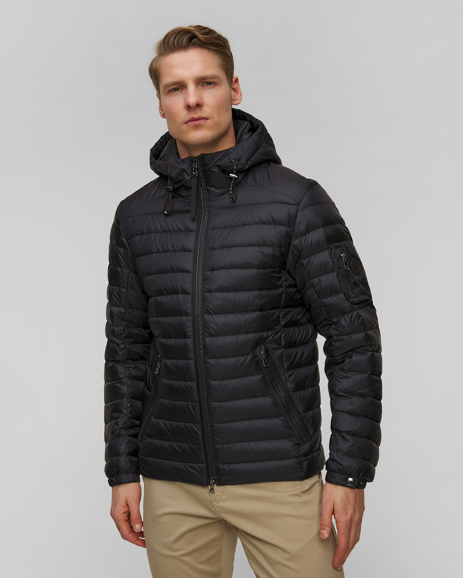 Doudoune légère noire pour hommes BOGNER Loke-D2