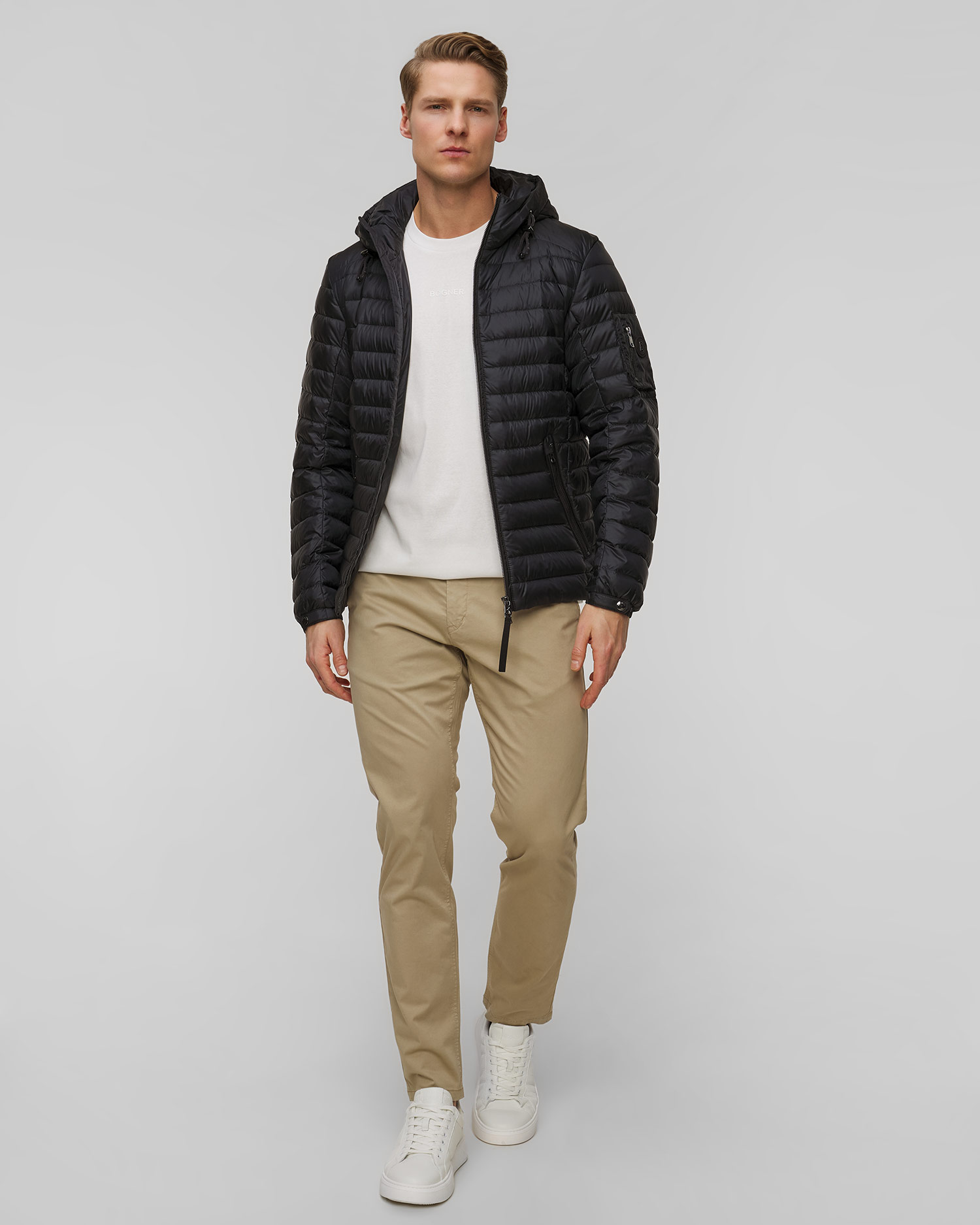Doudoune légère noire pour hommes BOGNER Loke-D2