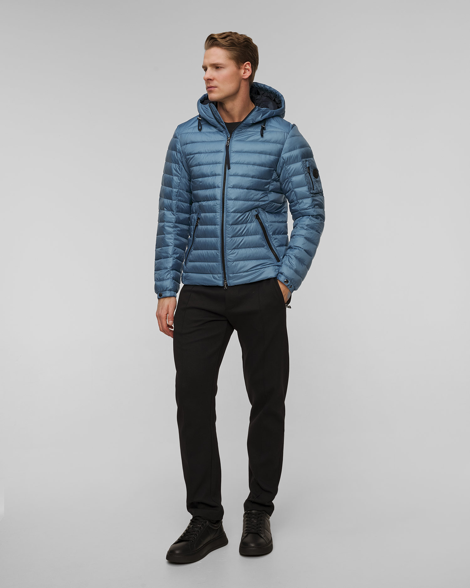 Doudoune légère bleue pour hommes BOGNER Loke-D2