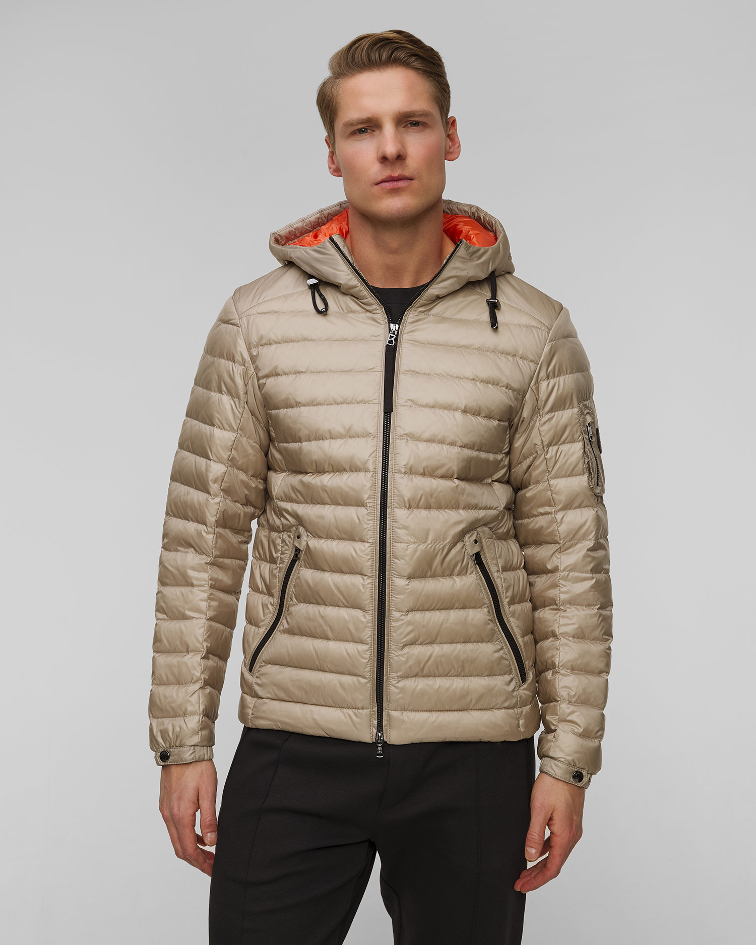 Geacă ușoară de puf bej pentru bărbați BOGNER Loke-D2