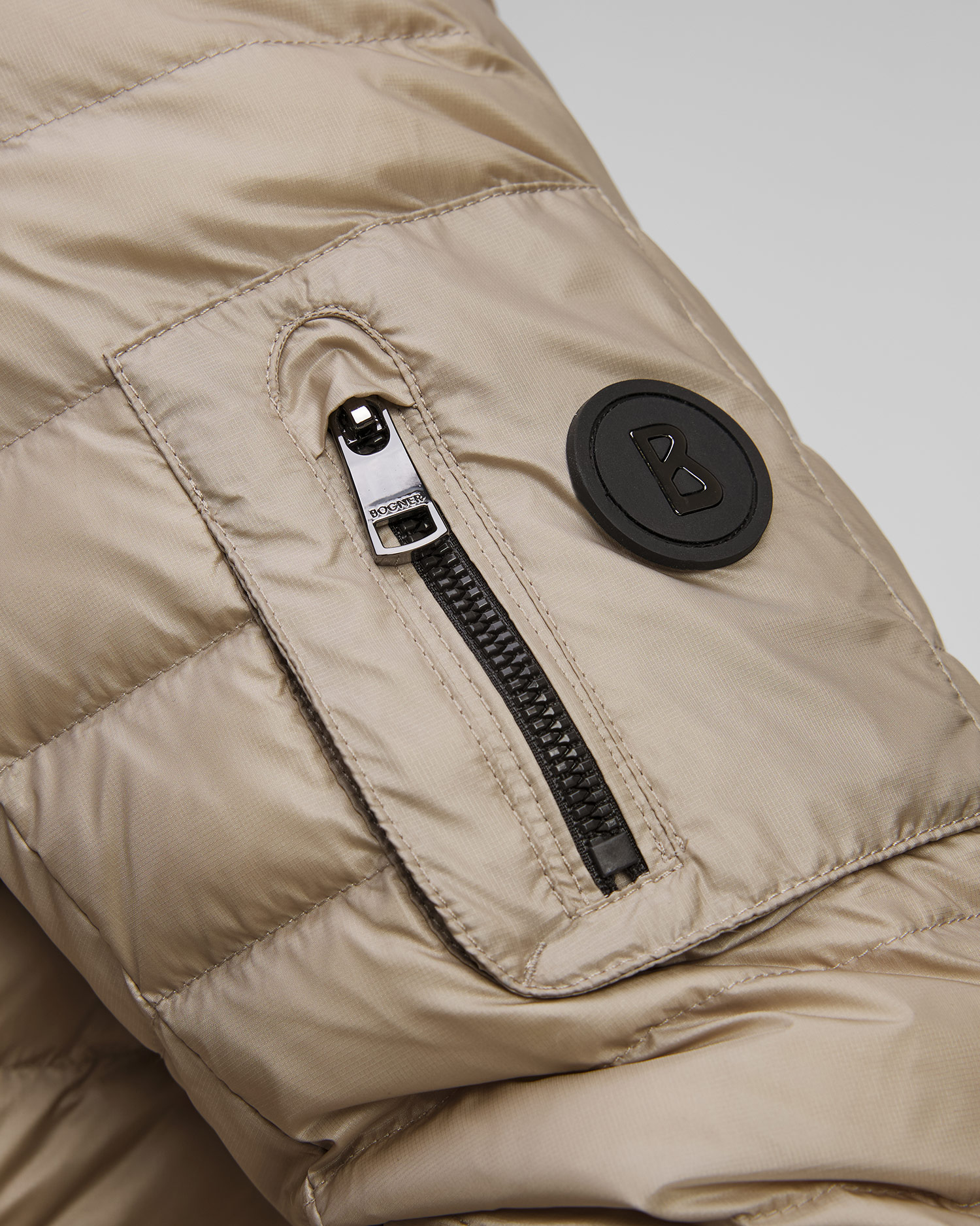 Pánska béžová ľahká páperová bunda BOGNER Loke-D2