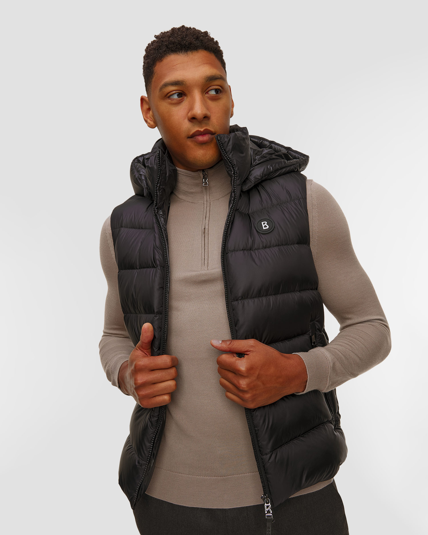 BOGNER Holger-D Daunenweste für Herren in Schwarz