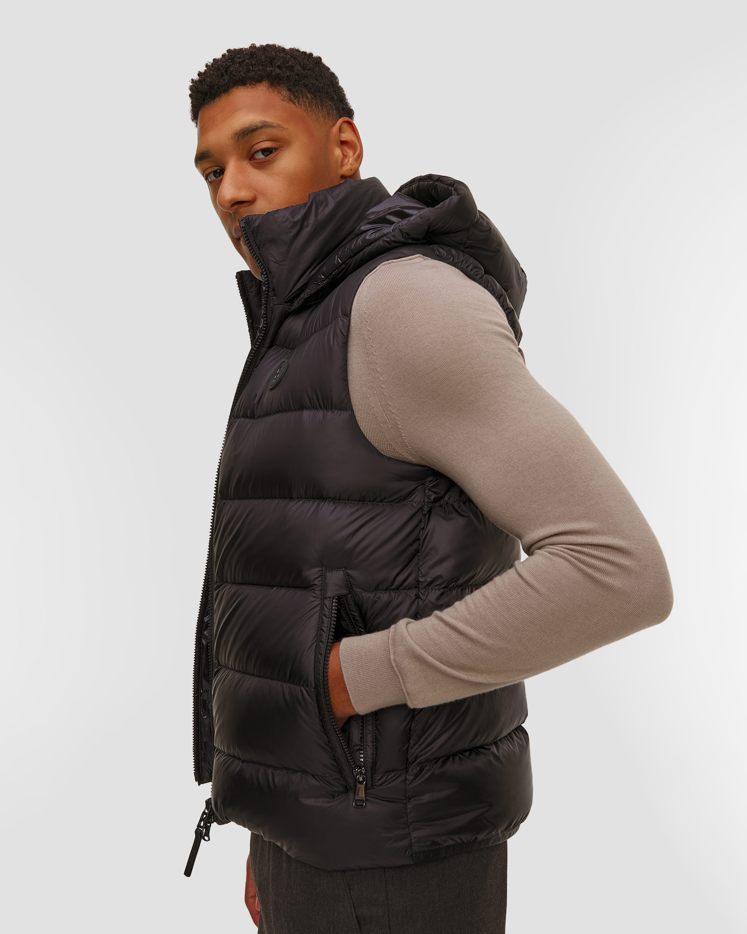 BOGNER Holger-D Daunenweste für Herren in Schwarz