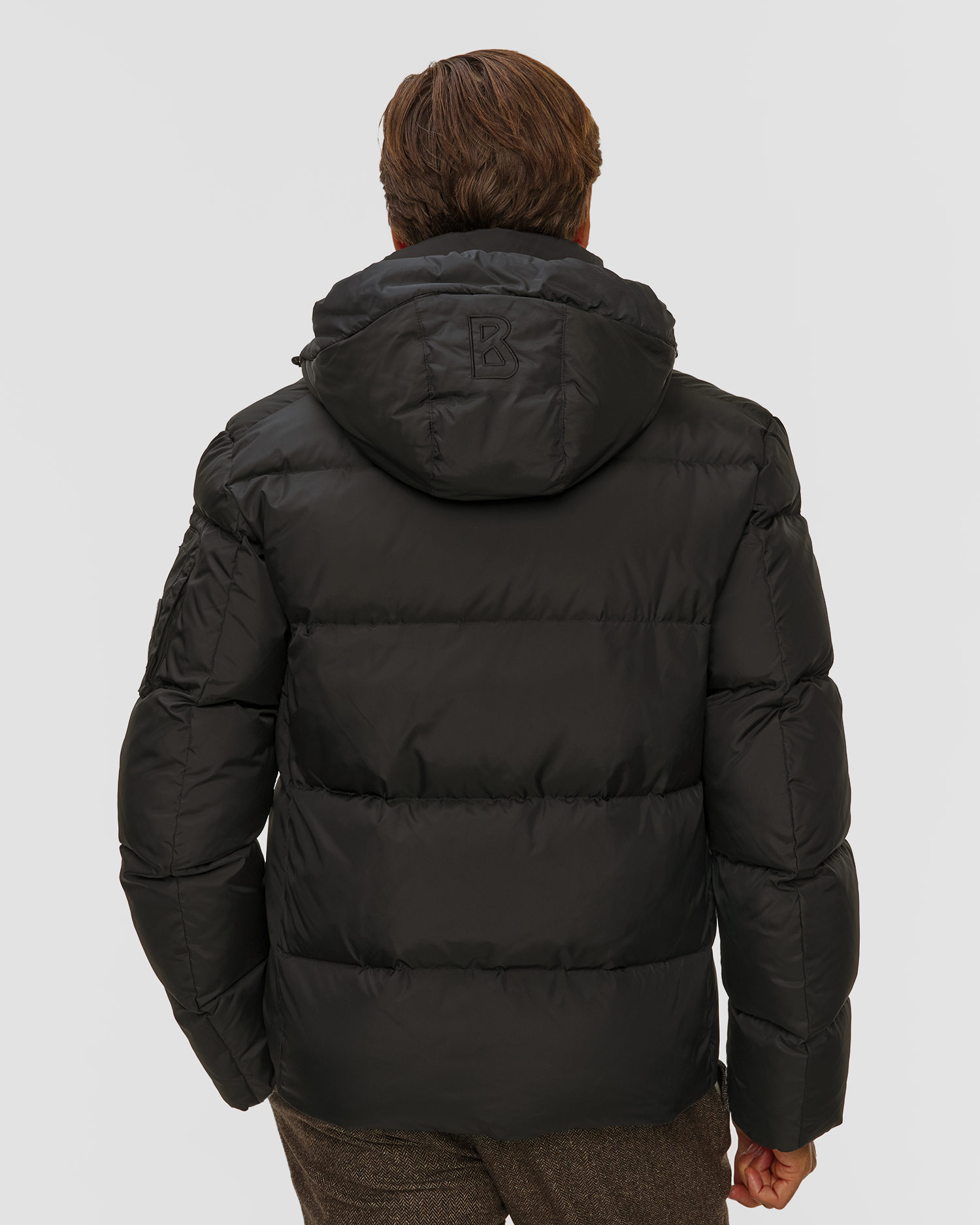 Czarna kurtka puchowa męska BOGNER Jamy-D2