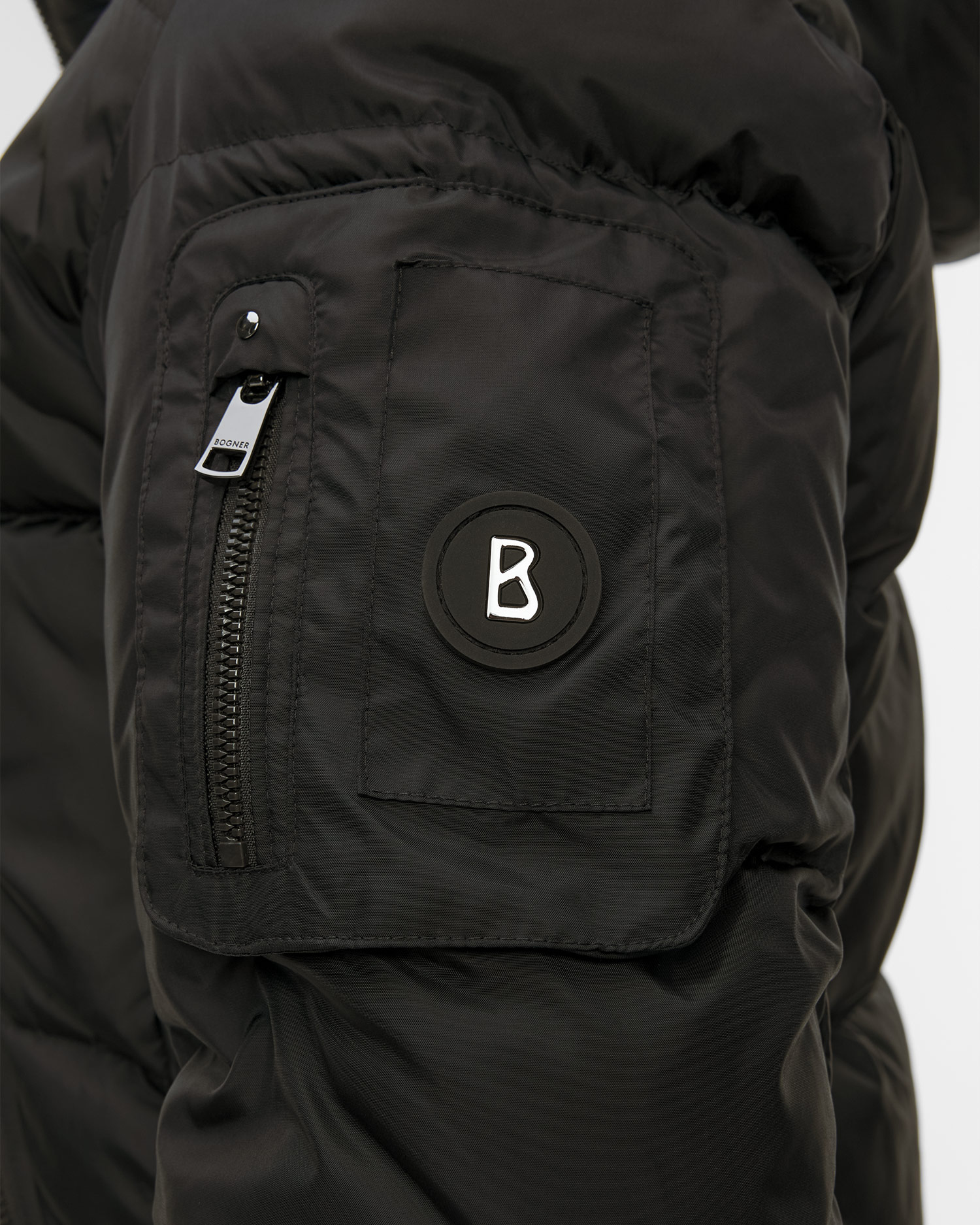 Czarna kurtka puchowa męska BOGNER Jamy-D2