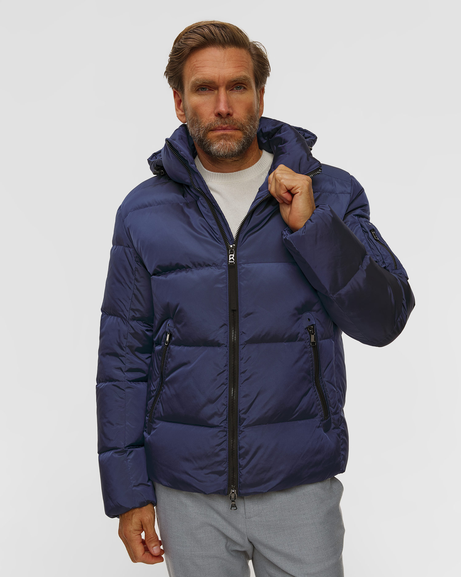 Men's blue down jacket BOGNER Jamy