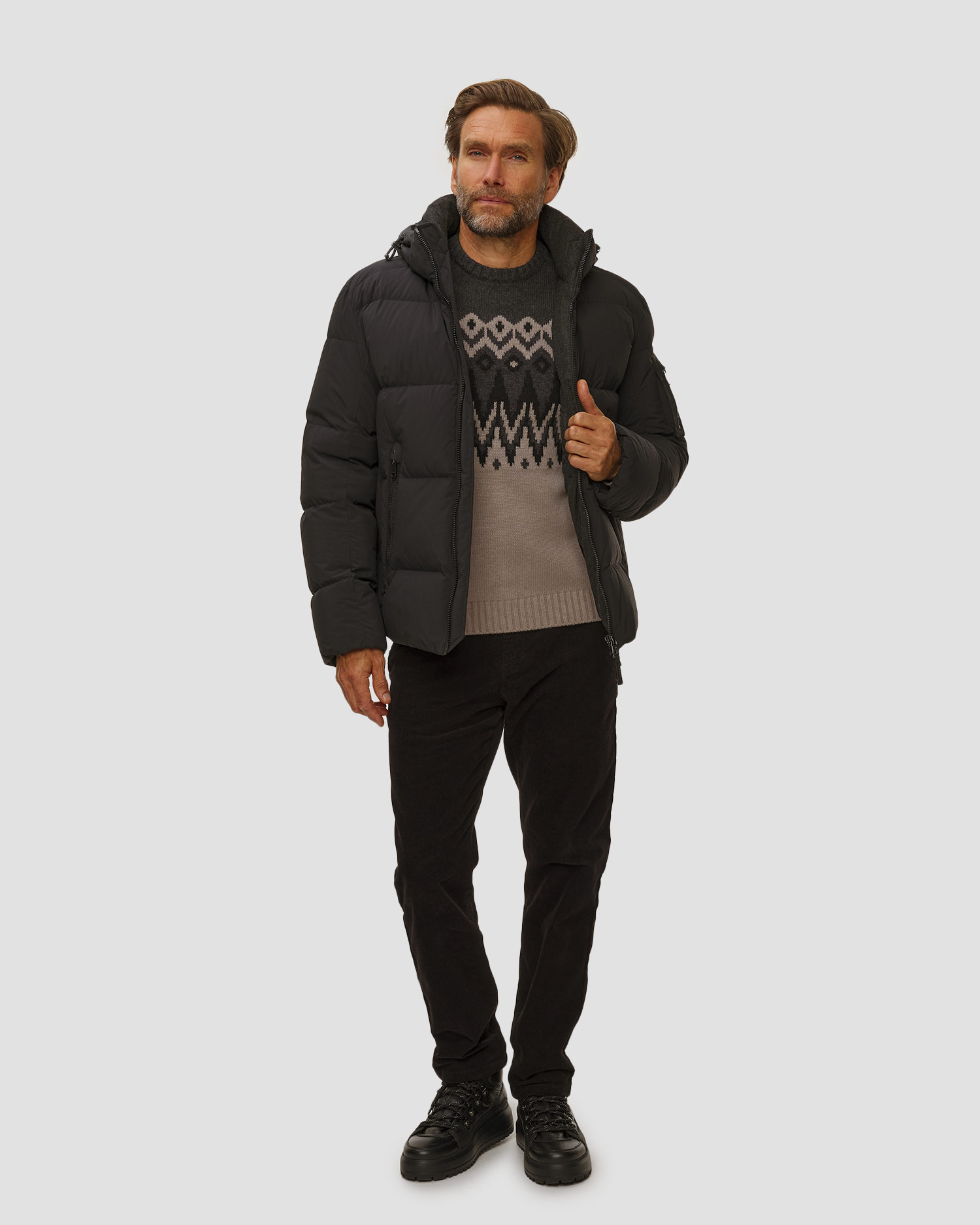 BOGNER Jamy Winterjacke für Herren in Schwarz