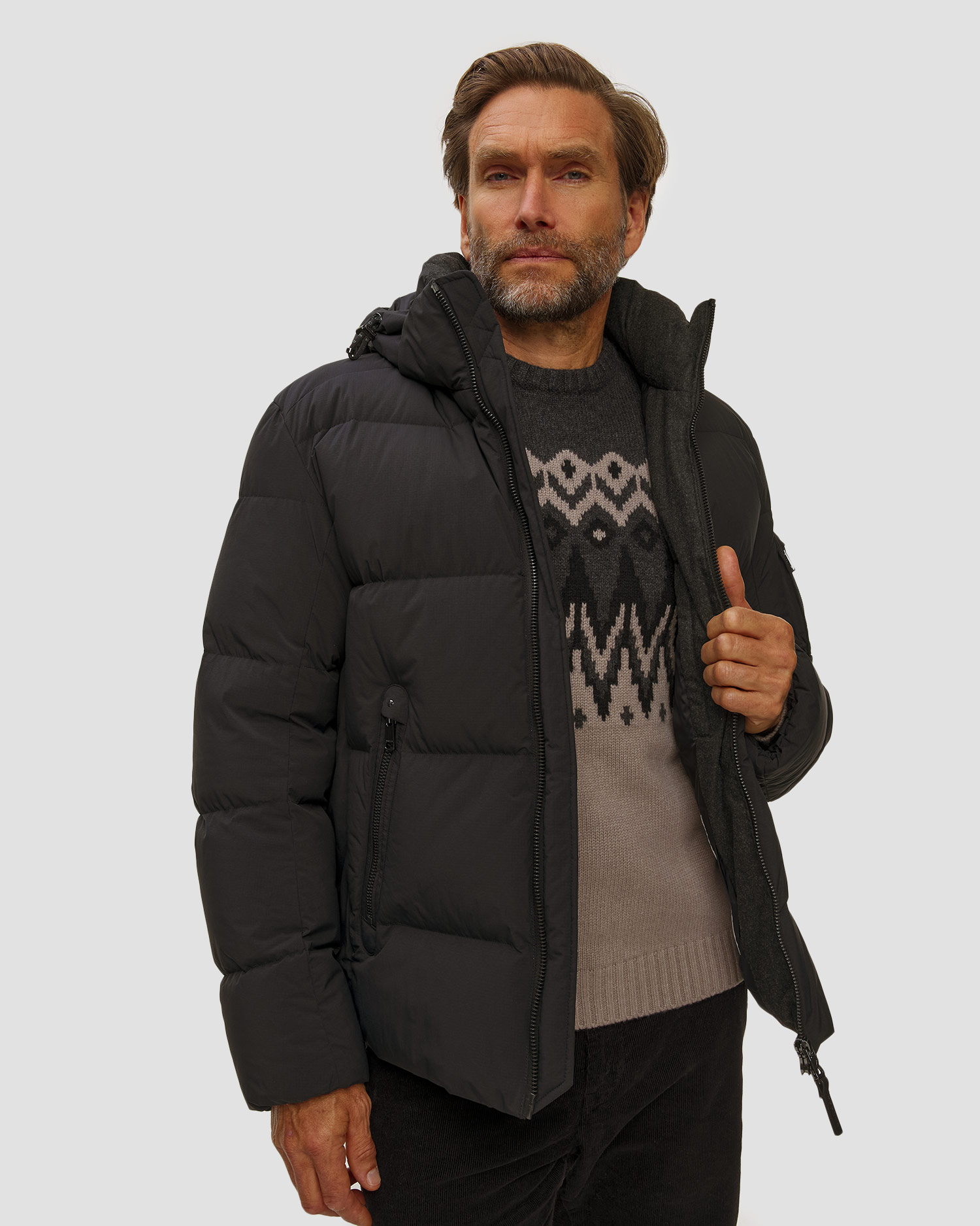 BOGNER Jamy Winterjacke für Herren in Schwarz