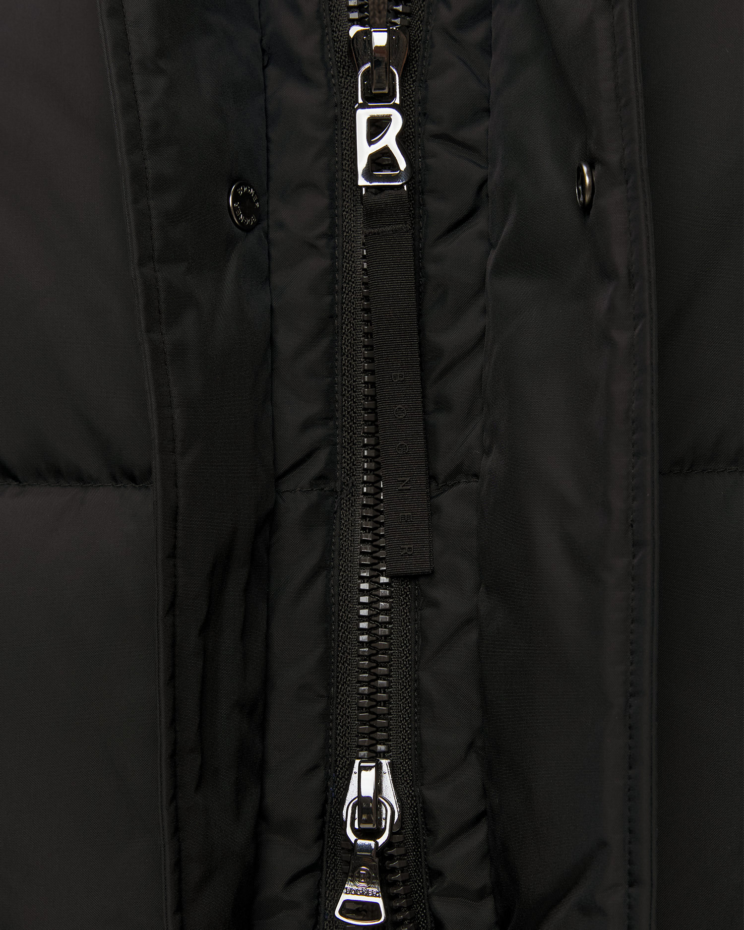 BOGNER Jones-D2 Lange Daunenjacke für Herren in Schwarz