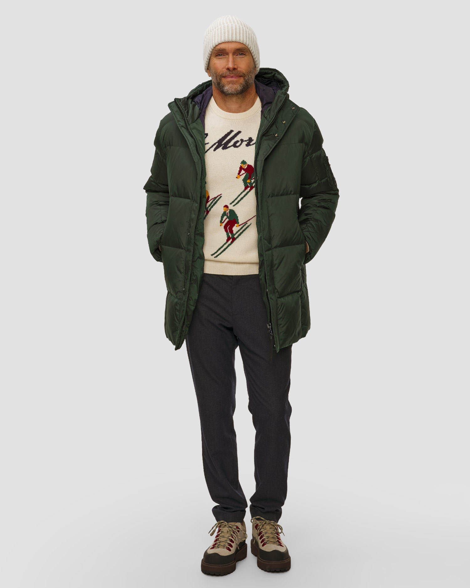 Zielona kurtka męska BOGNER Jones-D2