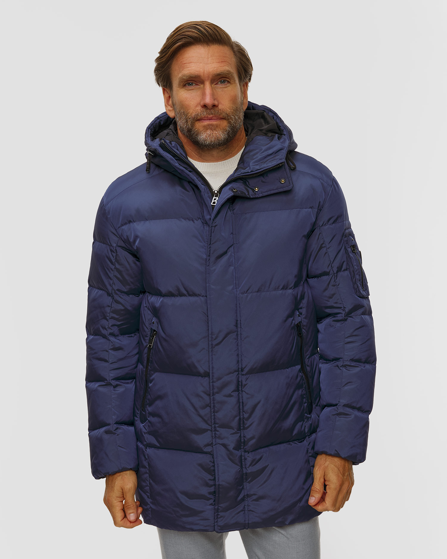 Men's blue down jacket BOGNER Jones