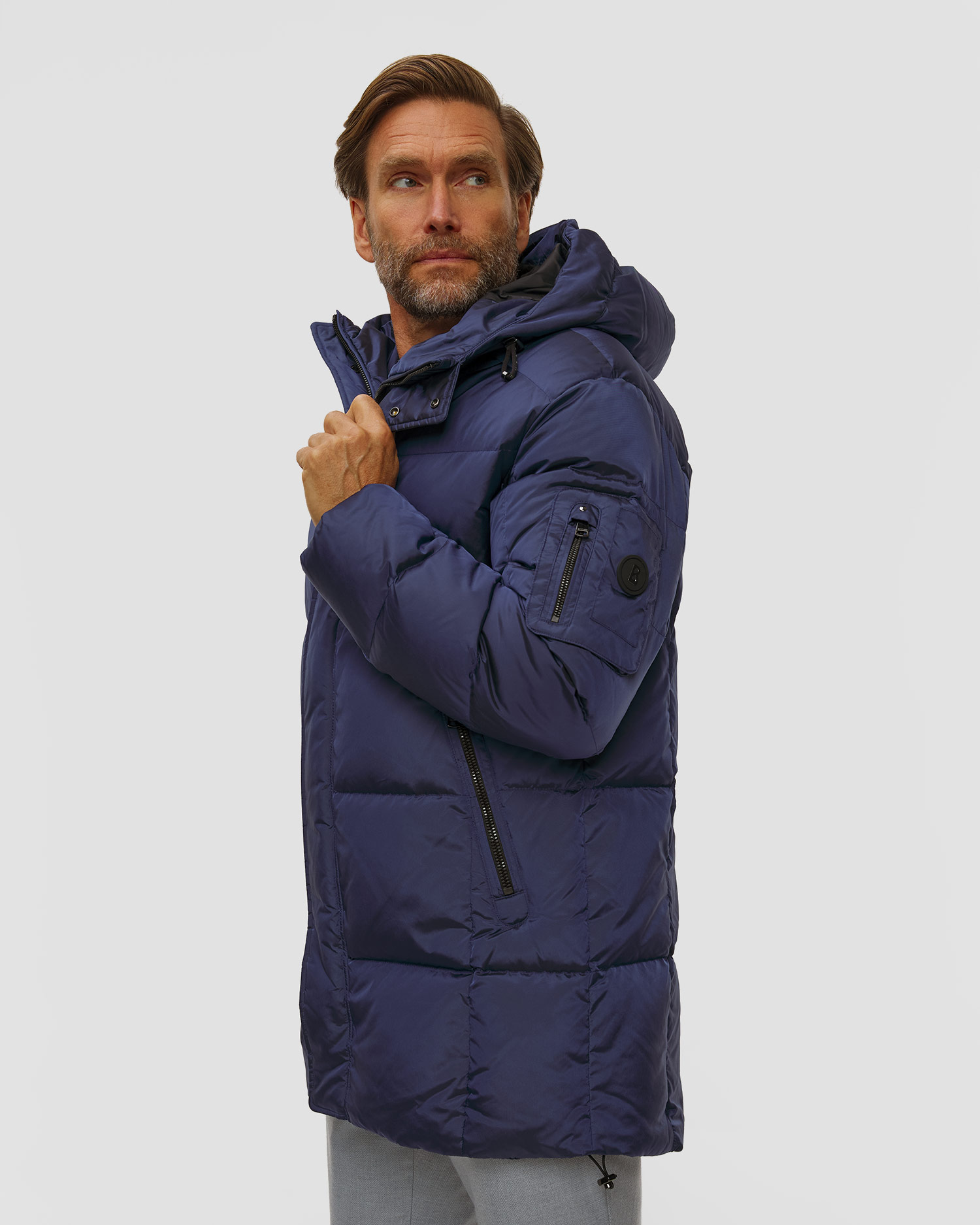Men's blue down jacket BOGNER Jones