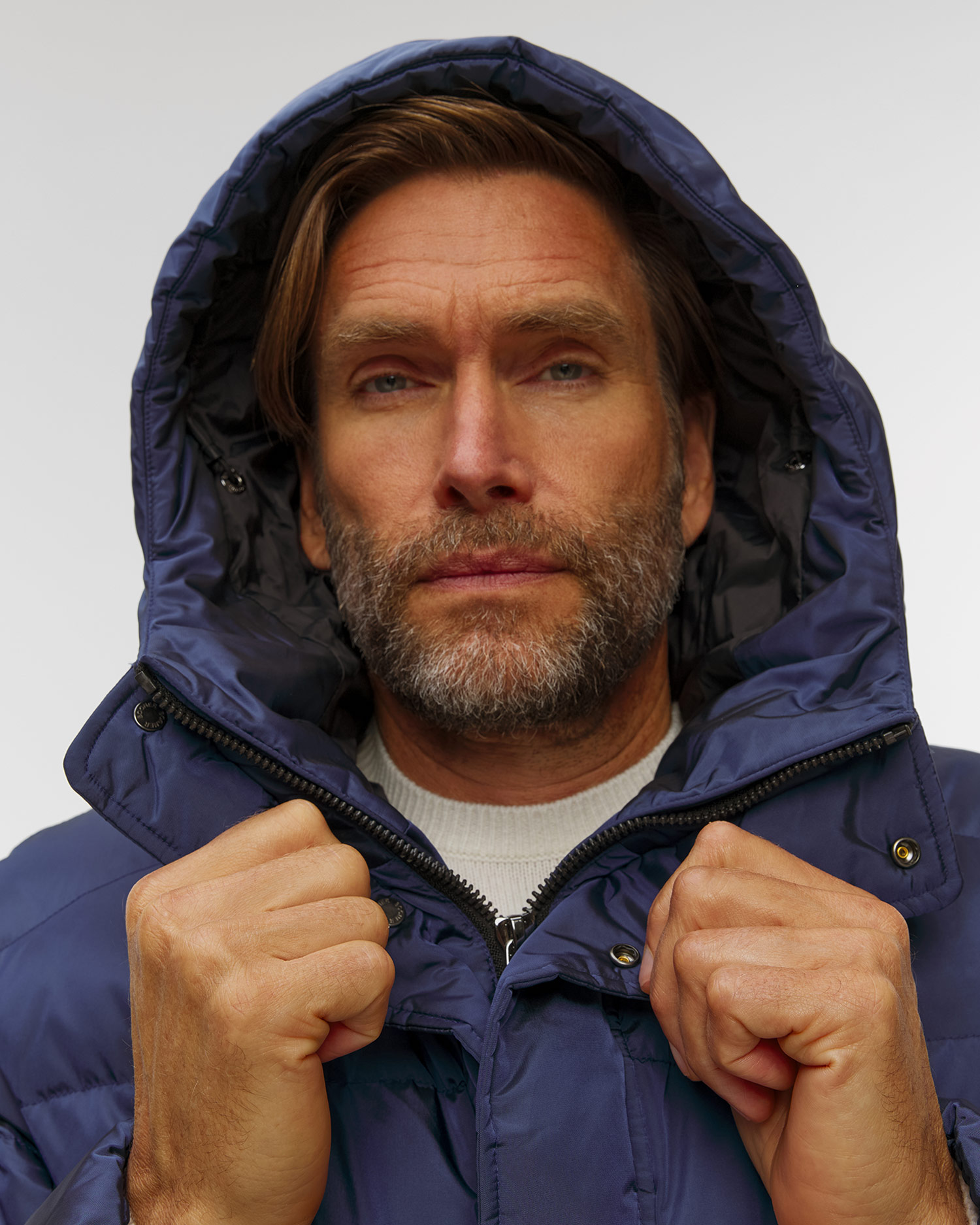 Men's blue down jacket BOGNER Jones