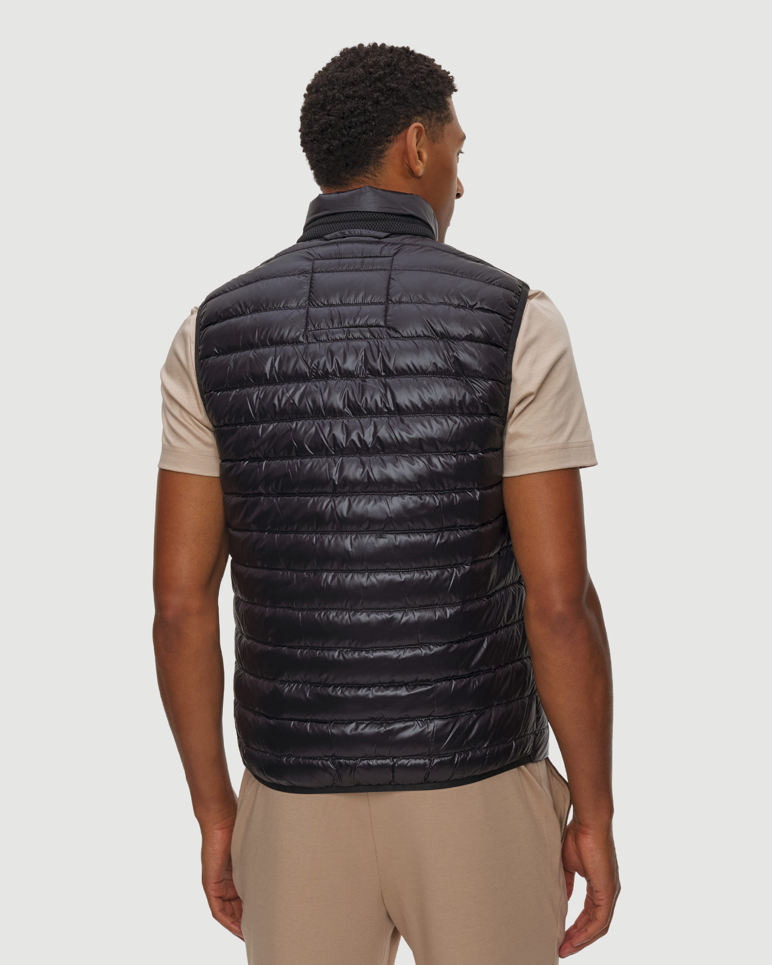 Gilet de duvet noir pour hommes BOGNER Lasse-D2
