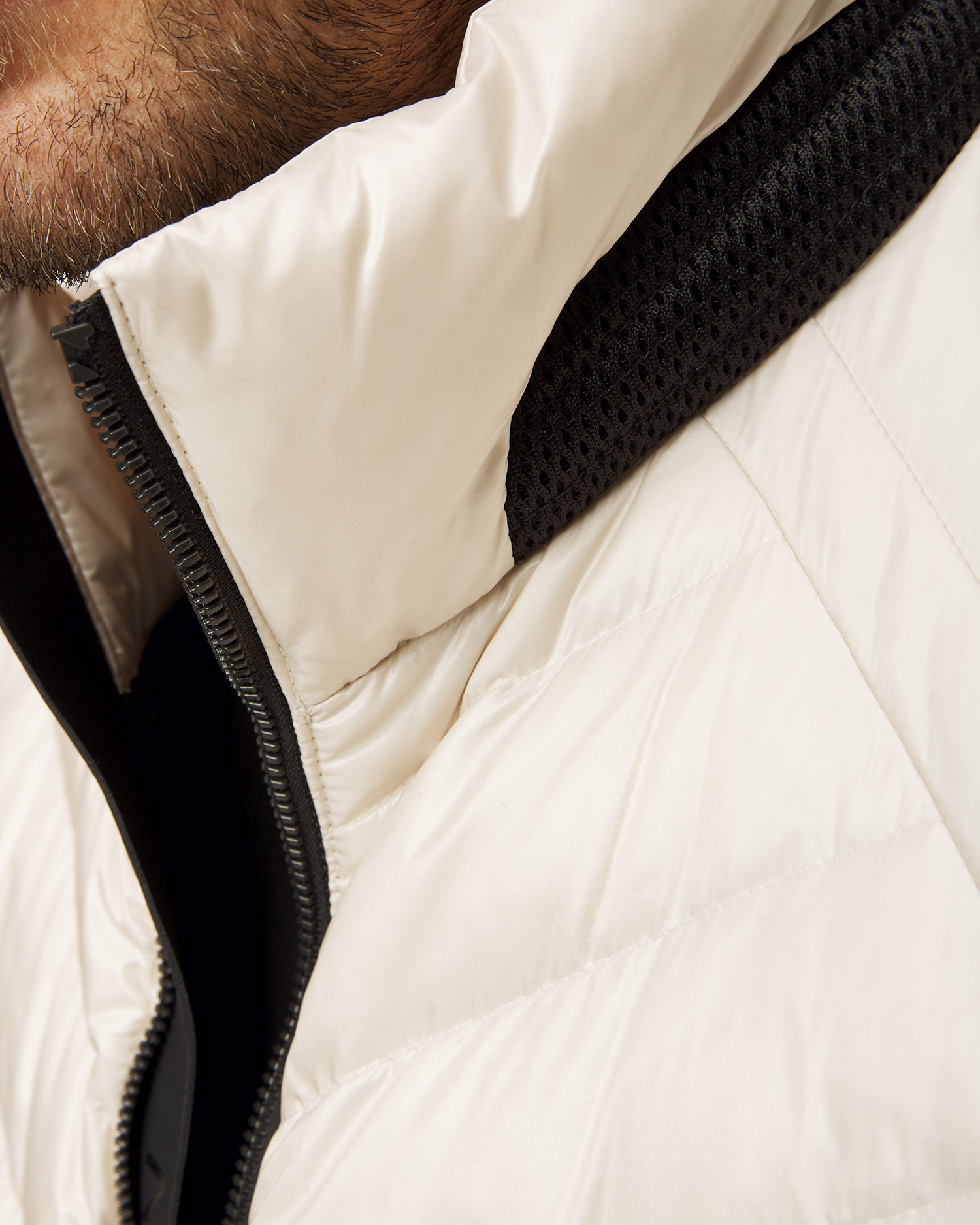 Vestă din puf pentru bărbați BOGNER Lasse-D2 - alb