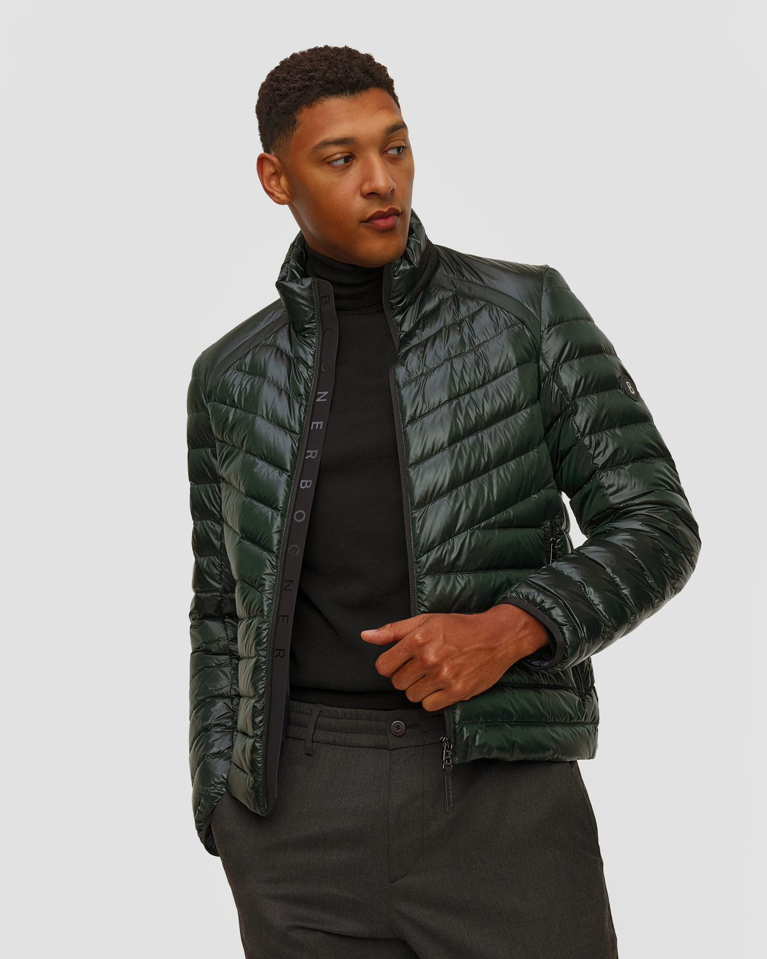 Doudoune vert foncé pour hommes BOGNER Liman-D