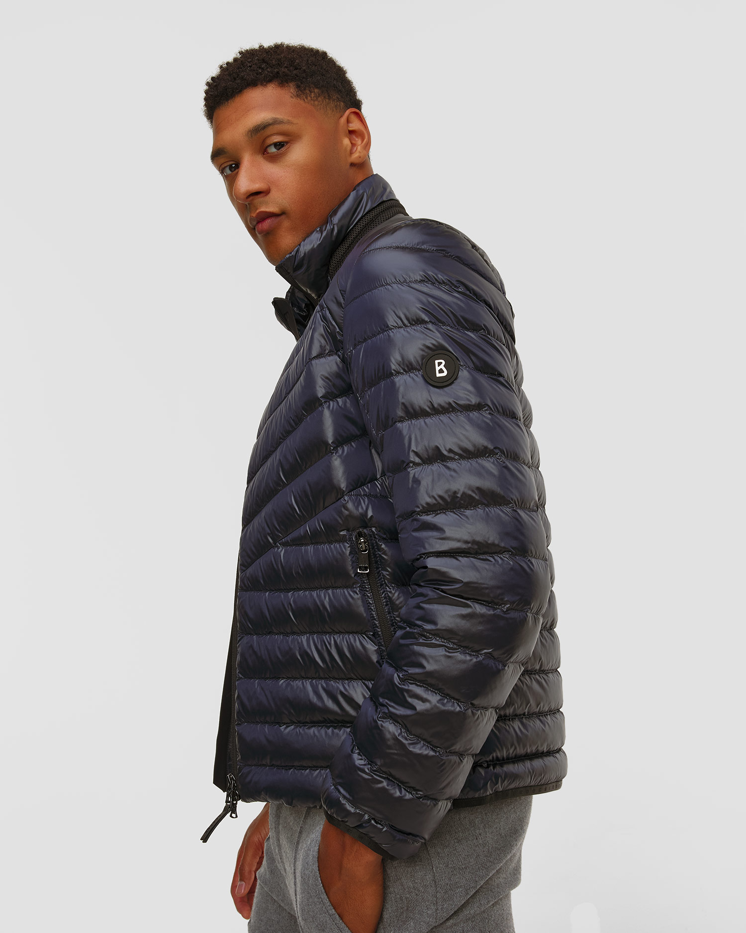 Doudoune bleu marine pour hommes BOGNER Liman-D