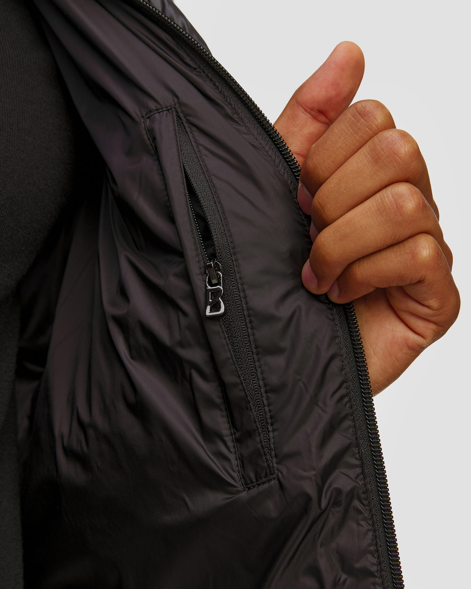 Veste matelassée noire pour hommes BOGNER Liman-D