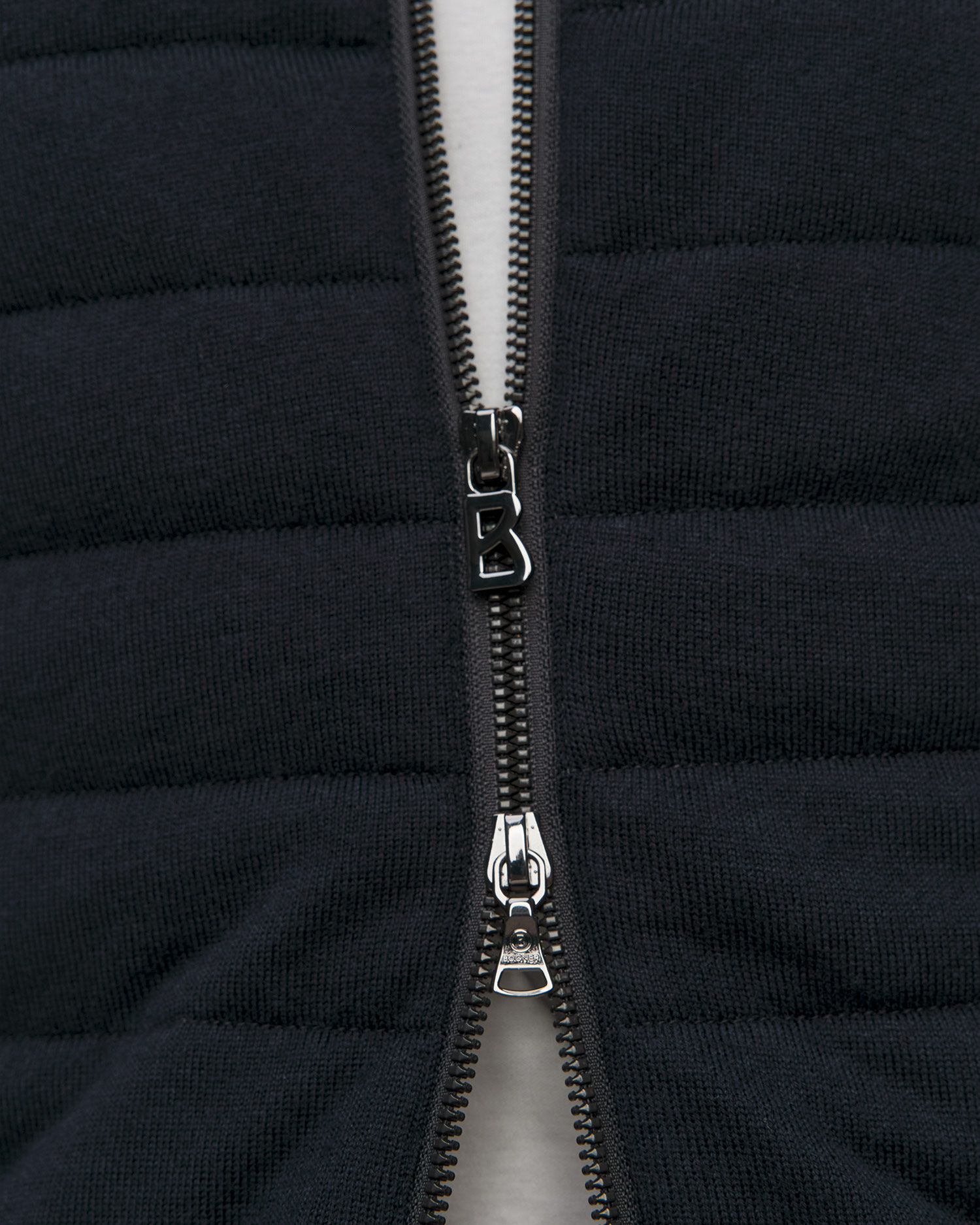 Pánska tmavomodrá vlnená vesta BOGNER Lavin