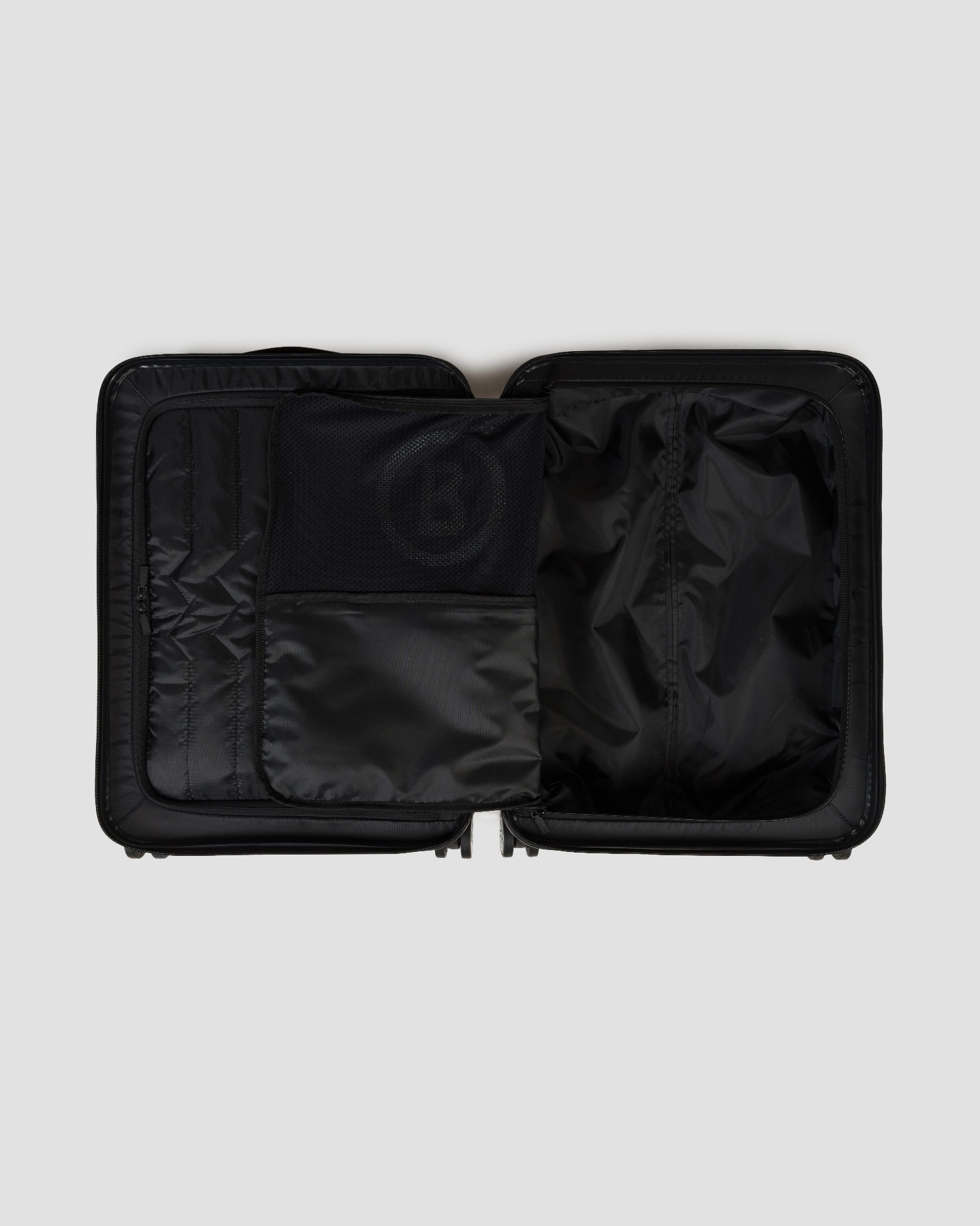 Čierny kufor na kolieskach BOGNER Piz Deluxe C55 Svz 4W