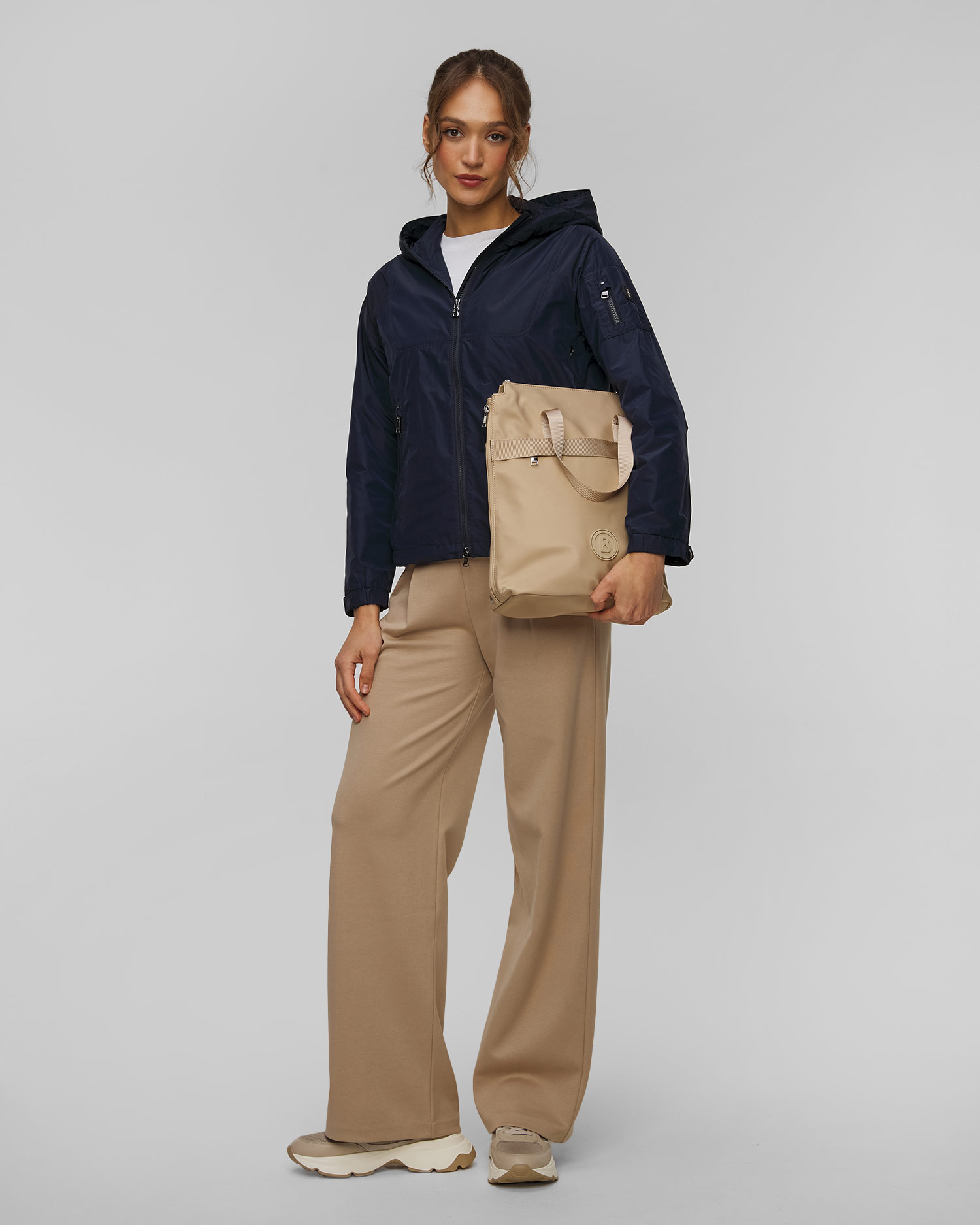 Women's backpack BOGNER Maggia beige 5L