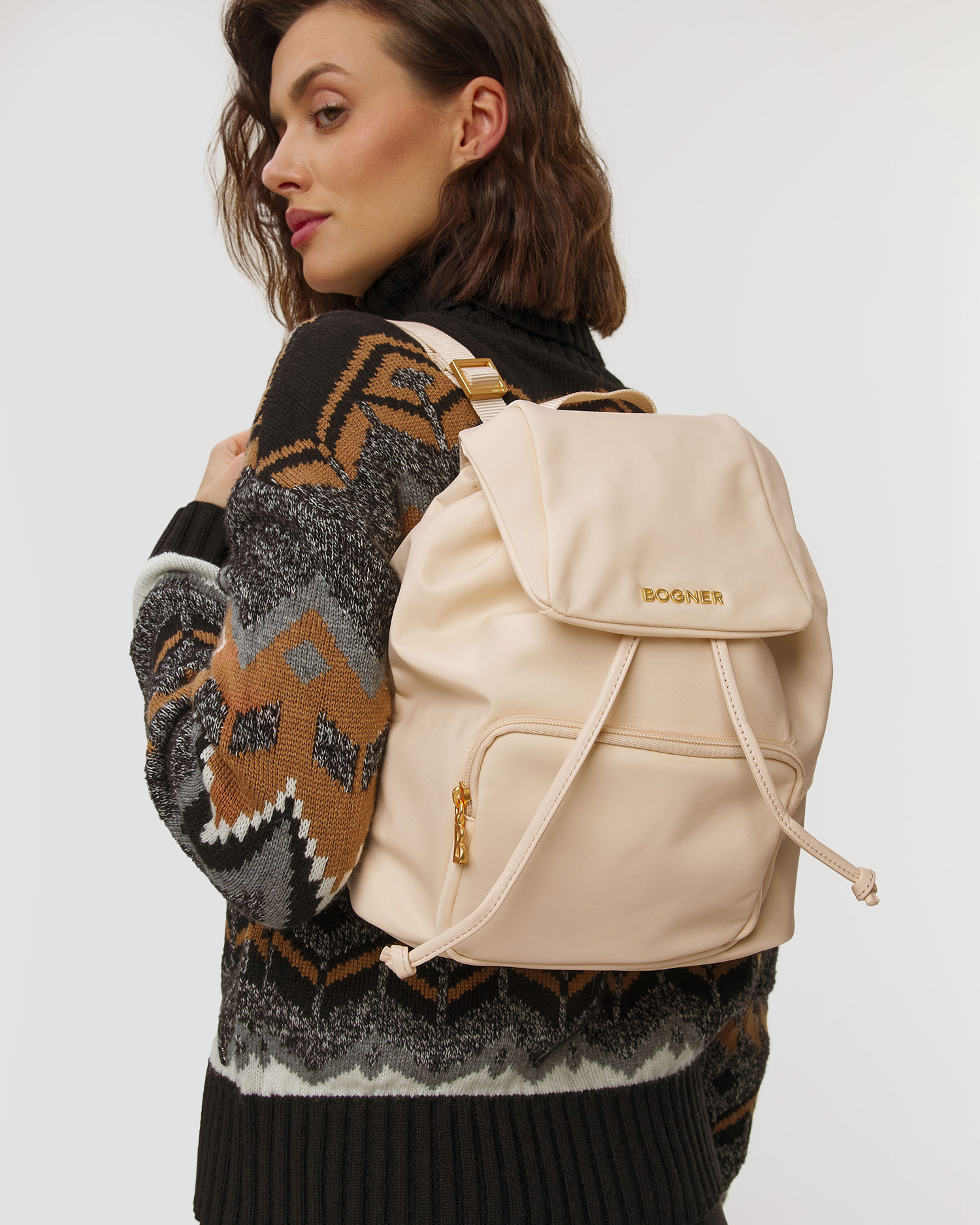 Dámsky batoh BOGNER Klosters Neve Feline Svf béžová