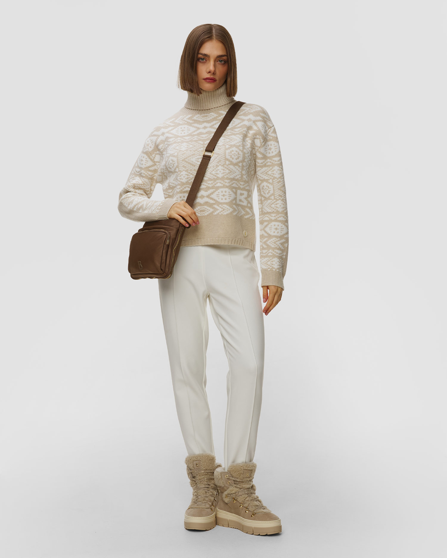 Dámská kabelka Bogner Serena v Čokoládovém Barevném Odstínu