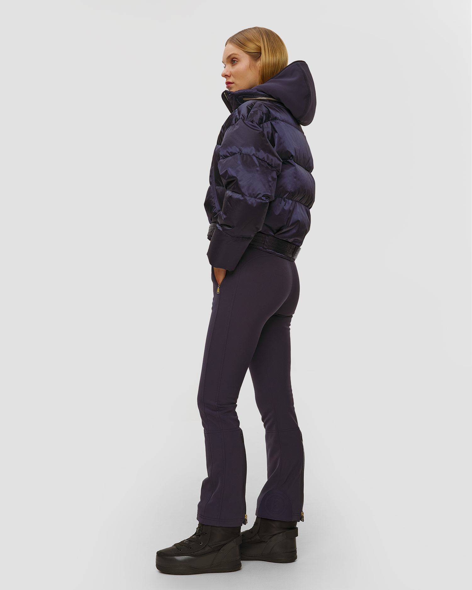 Tmavě modrá dámská lyžařská kombinéza BOGNER Aya1-Ld