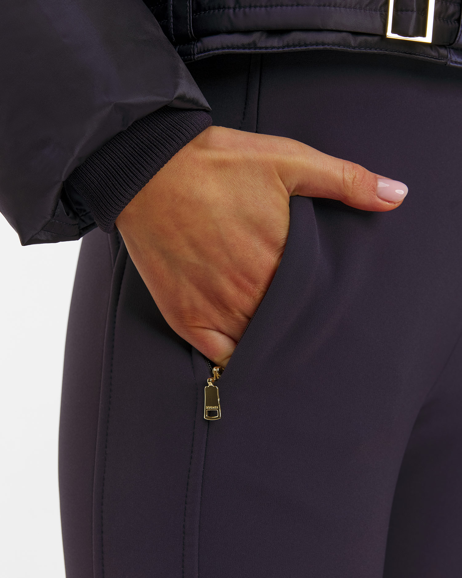 Tmavě modrá dámská lyžařská kombinéza BOGNER Aya1-Ld