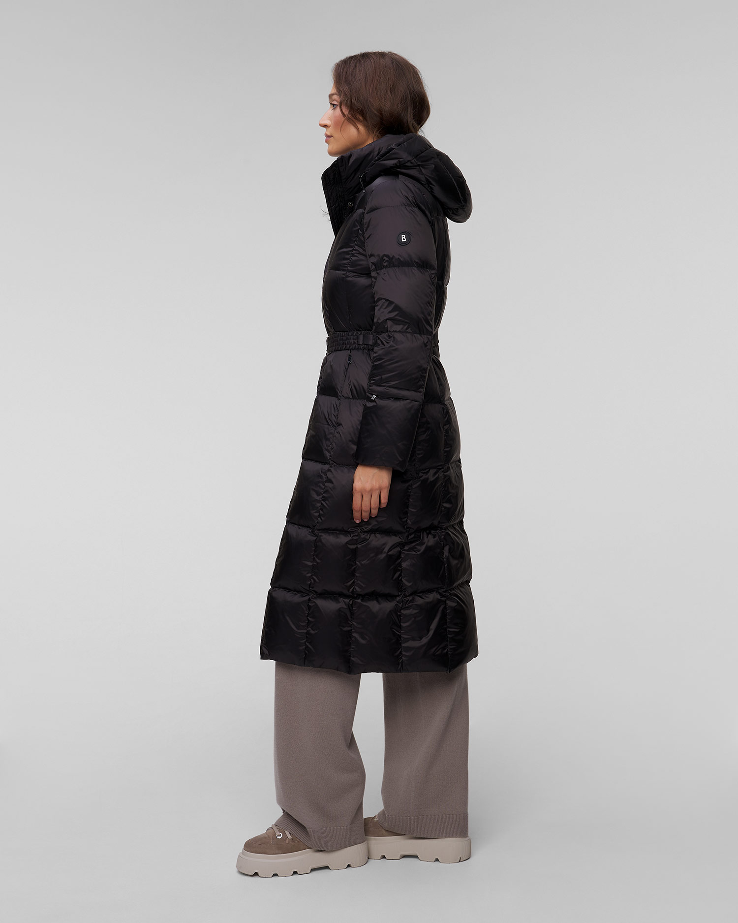 Women's black down jacket BOGNER Nicole-D3