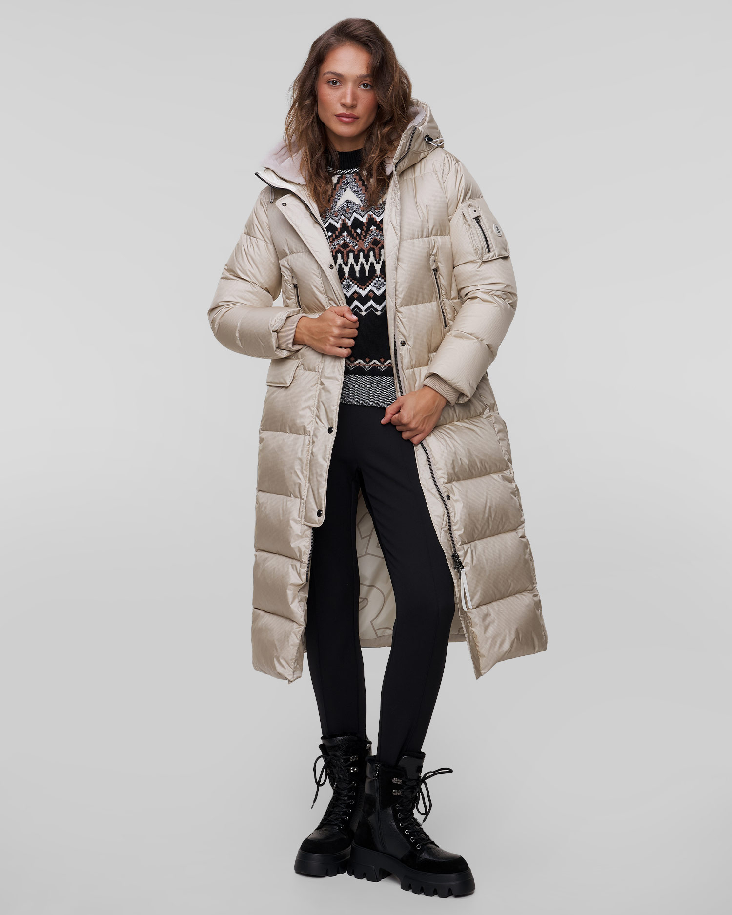 BOGNER Jonna-Dl Daunenmantel für Damen in Beige