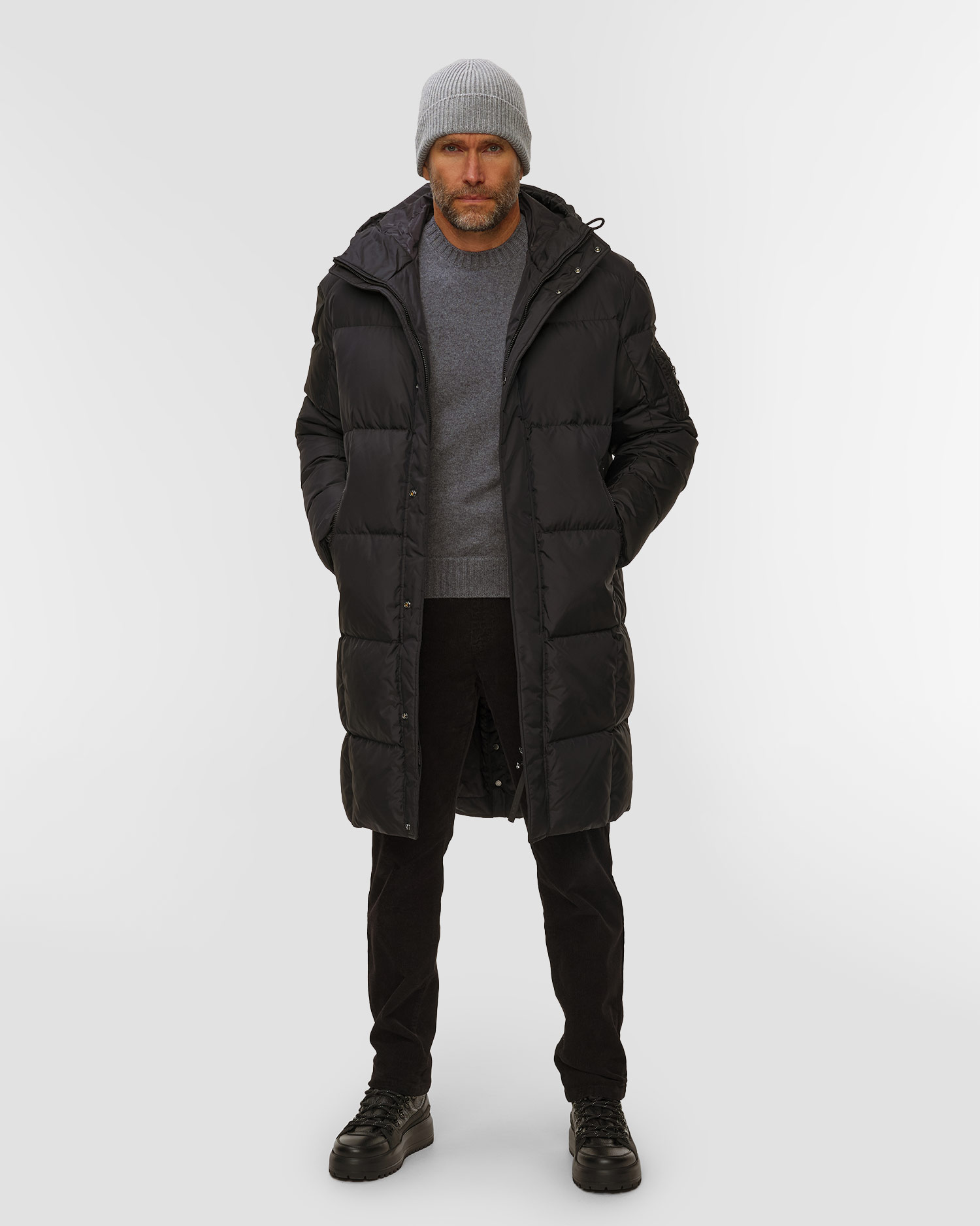 BOGNER Erico Herrenmantel in Schwarz