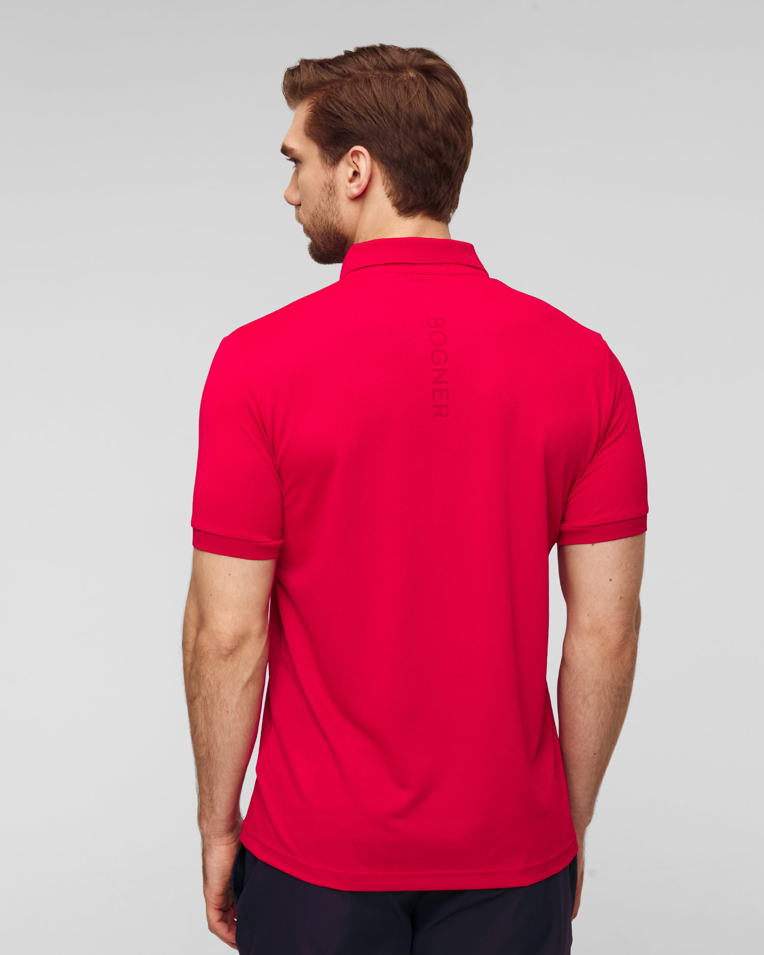Czerwona koszulka polo męska BOGNER Daniel-1