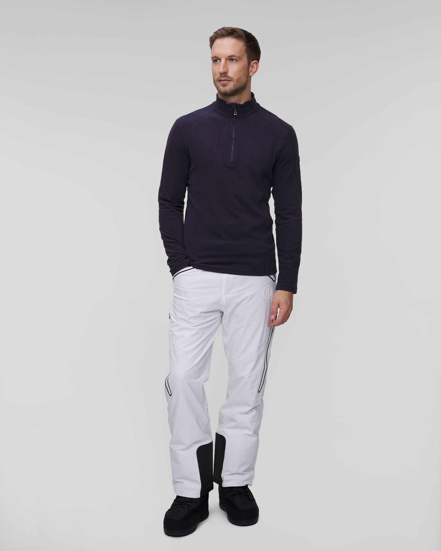 Granatowy golf narciarski męski BOGNER Harry 1